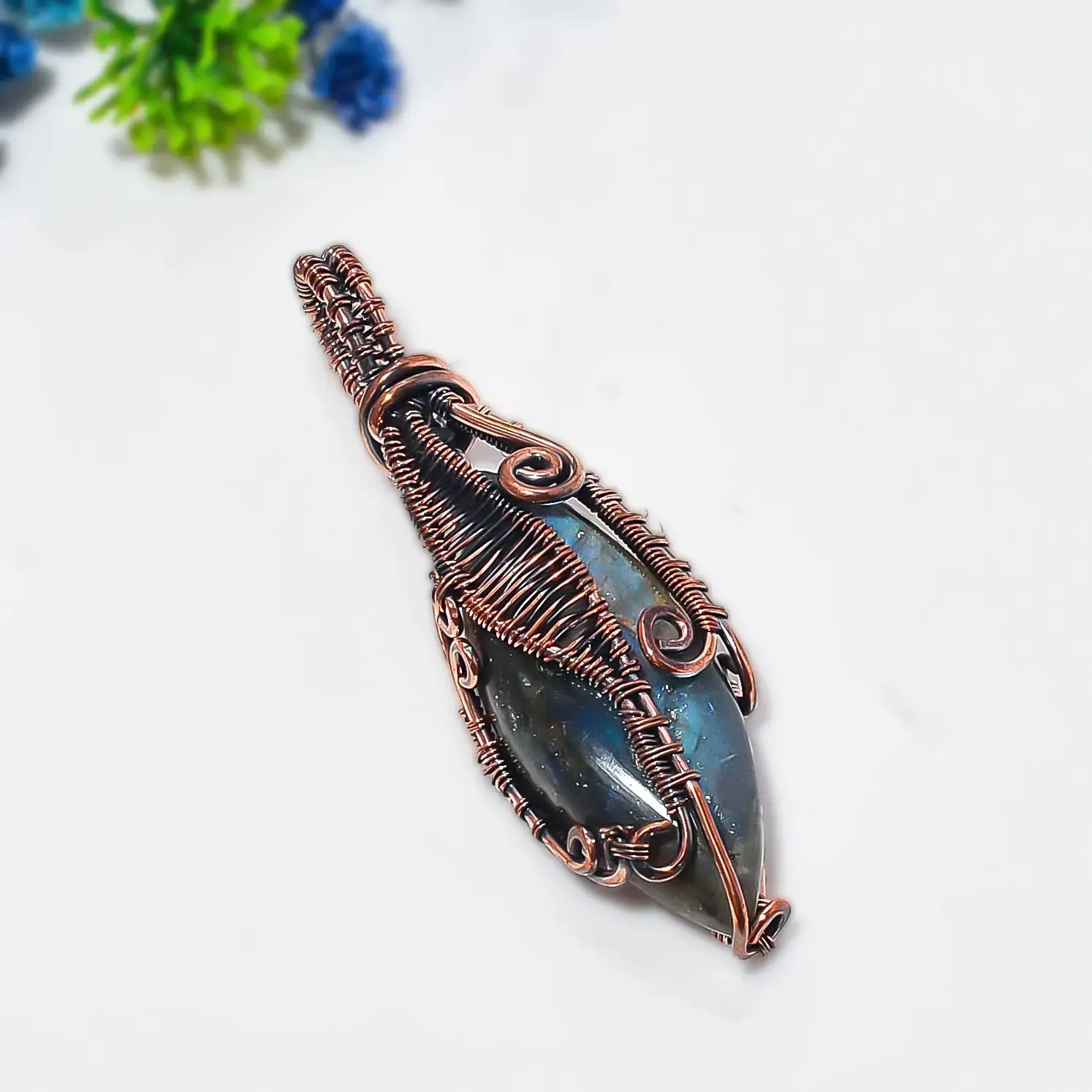Copper Wire Pendant thumb