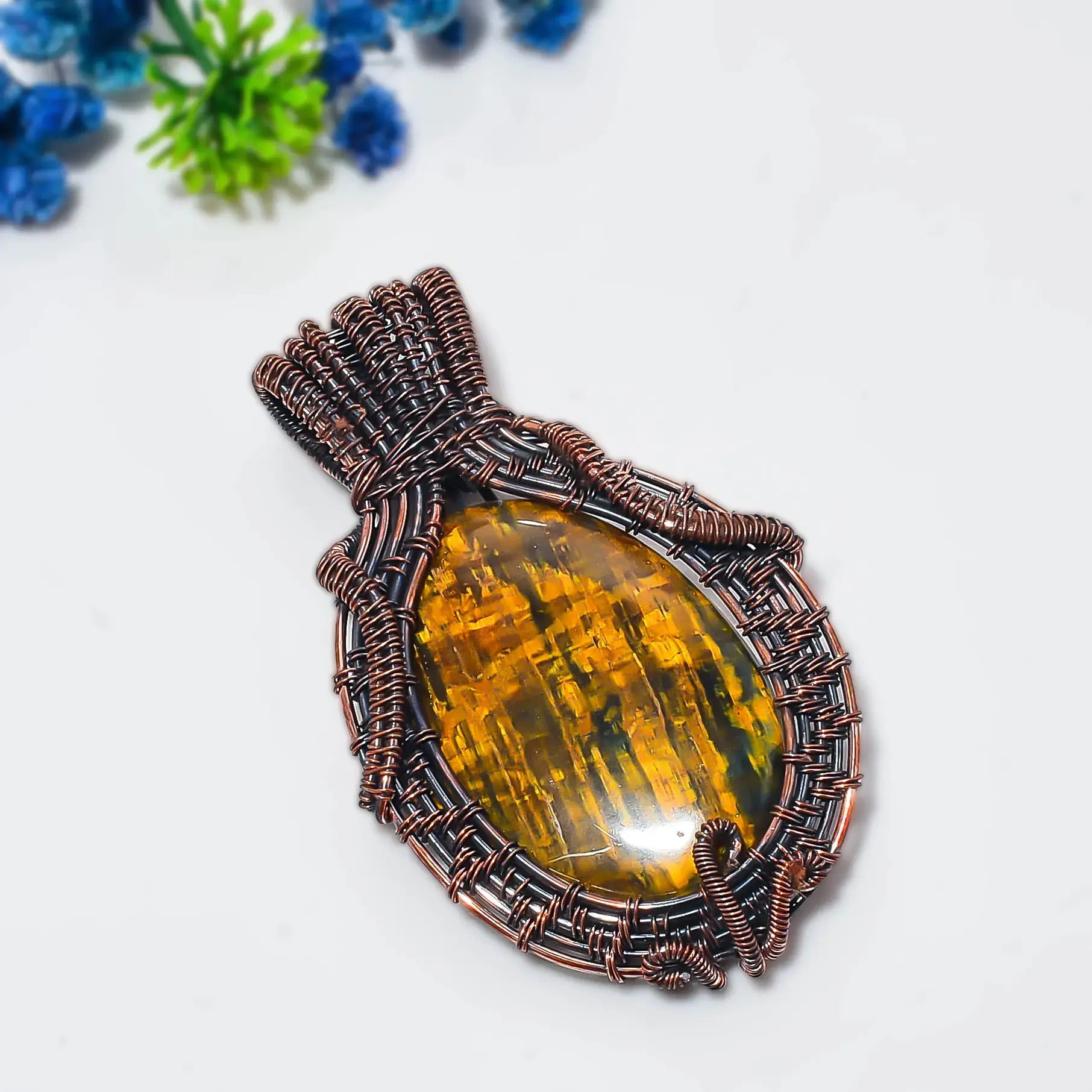 Copper Wire Pendant thumb