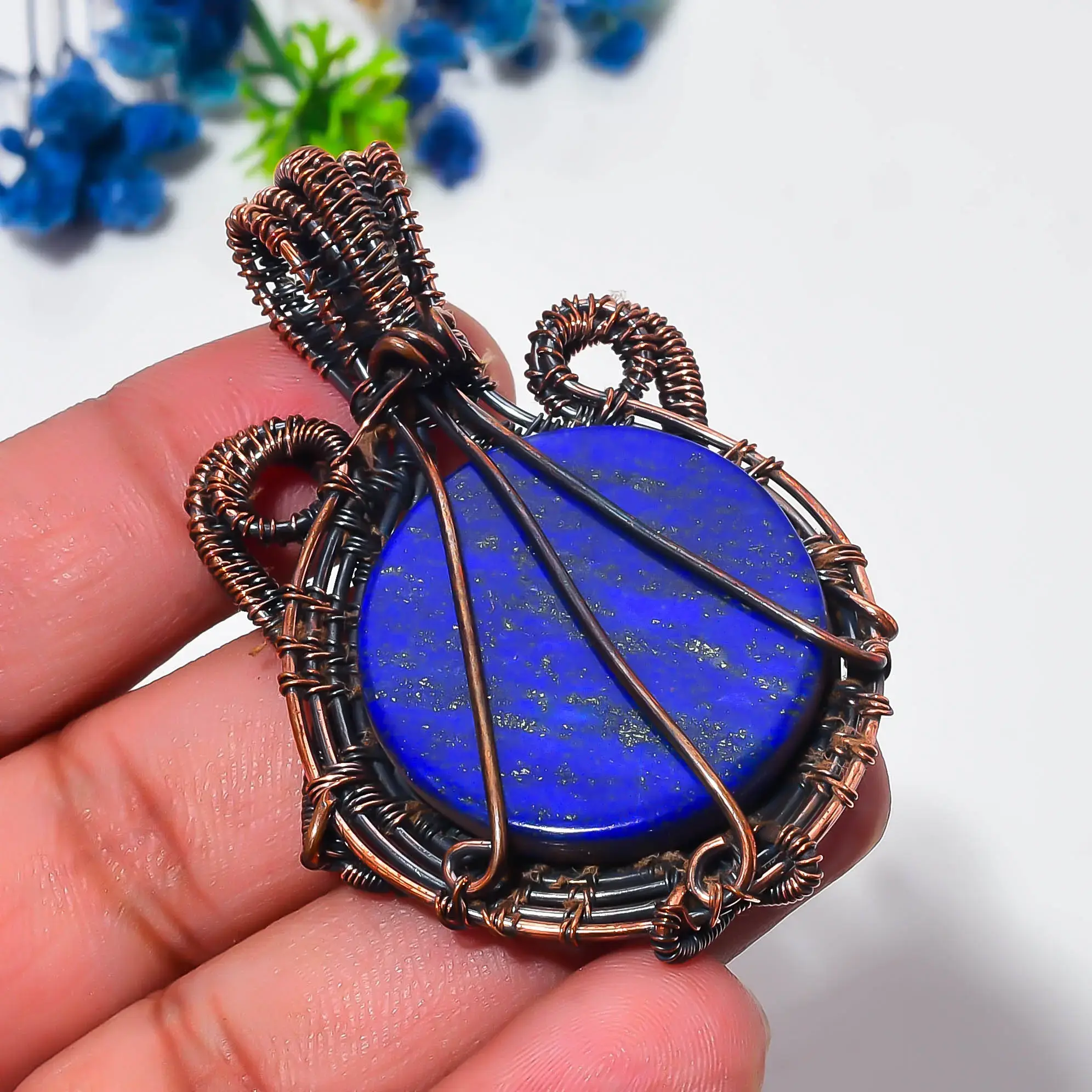 Copper Wire Pendant thumb