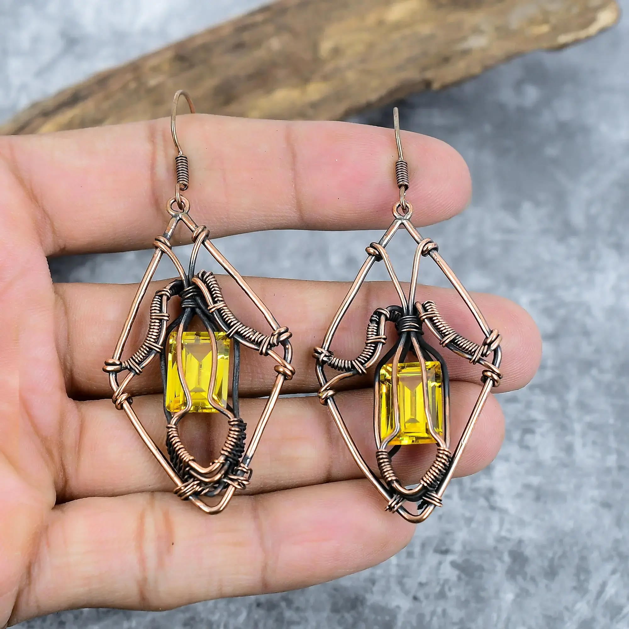 Copper Earrings thumb