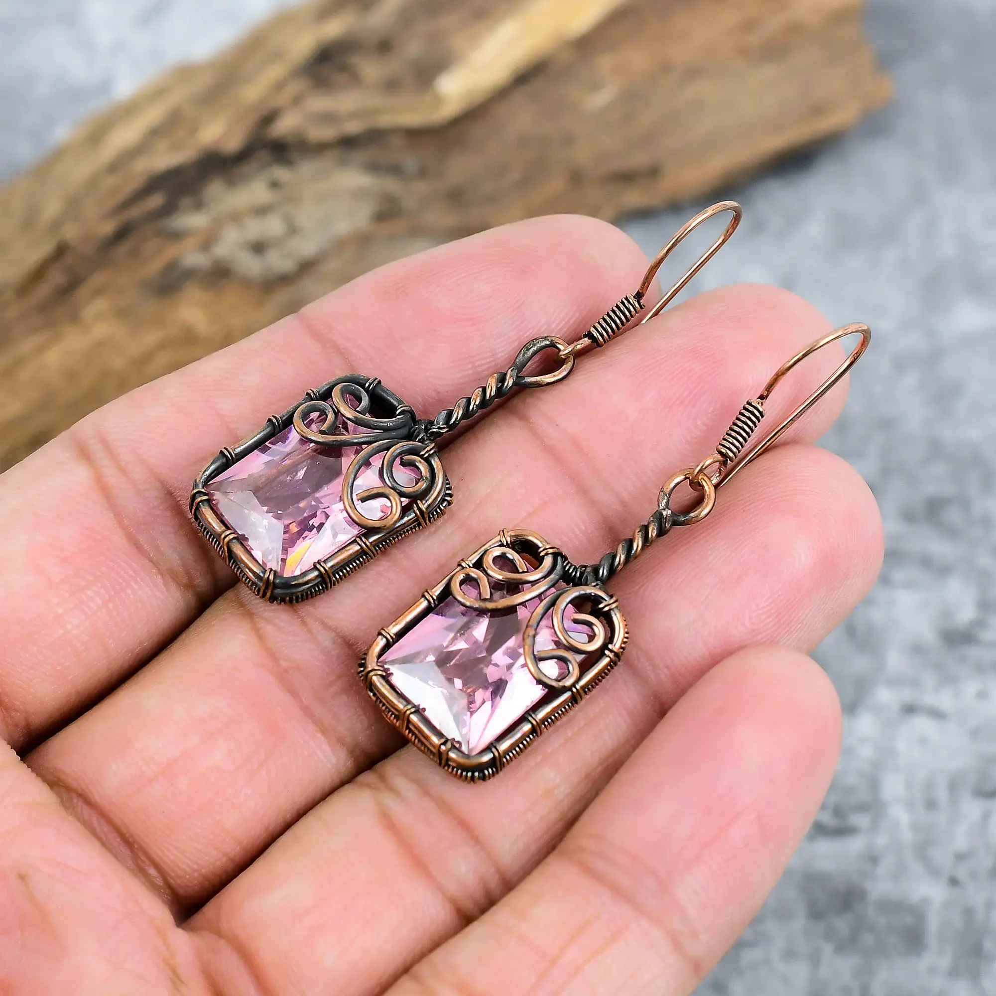 Copper Earrings thumb