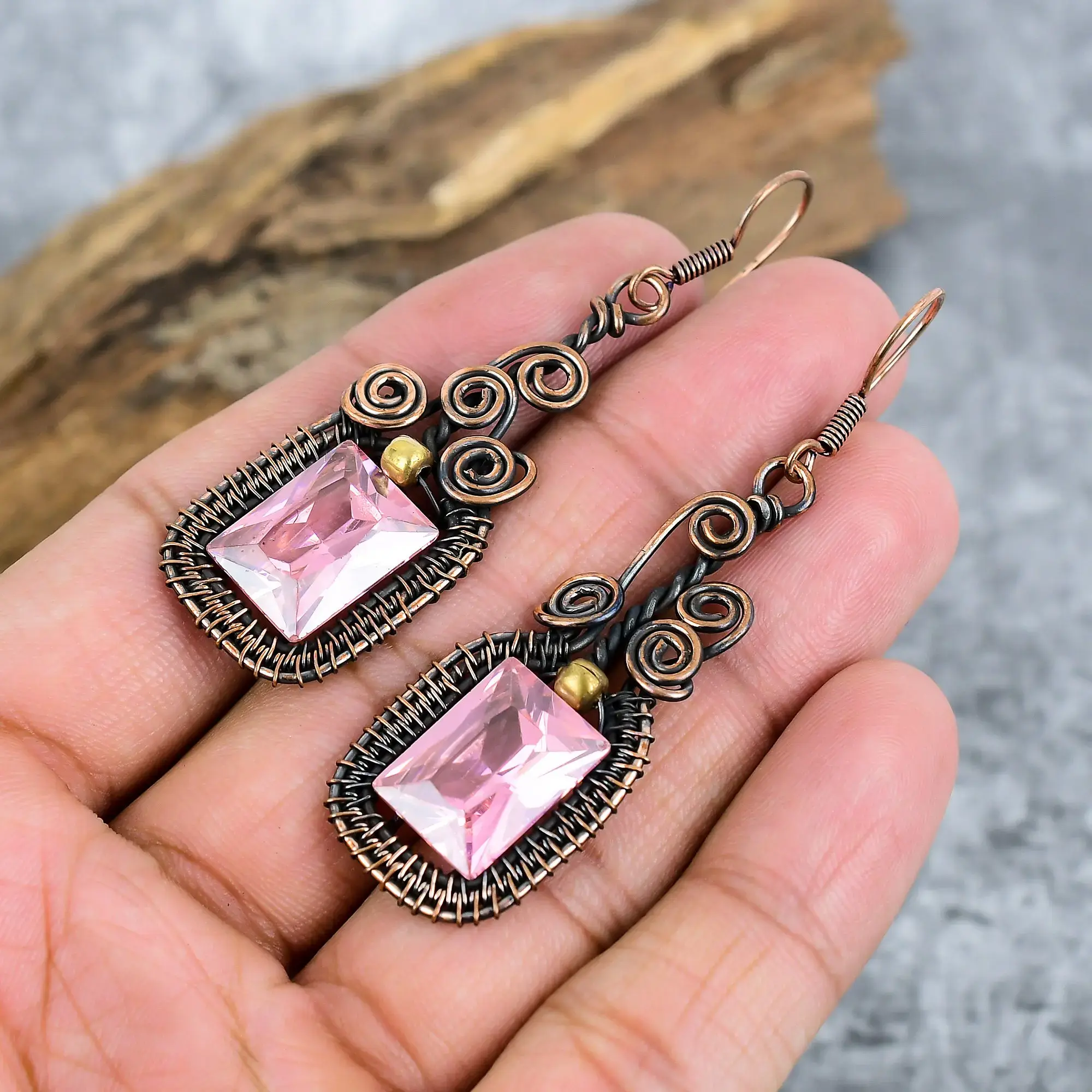 Copper Earrings thumb