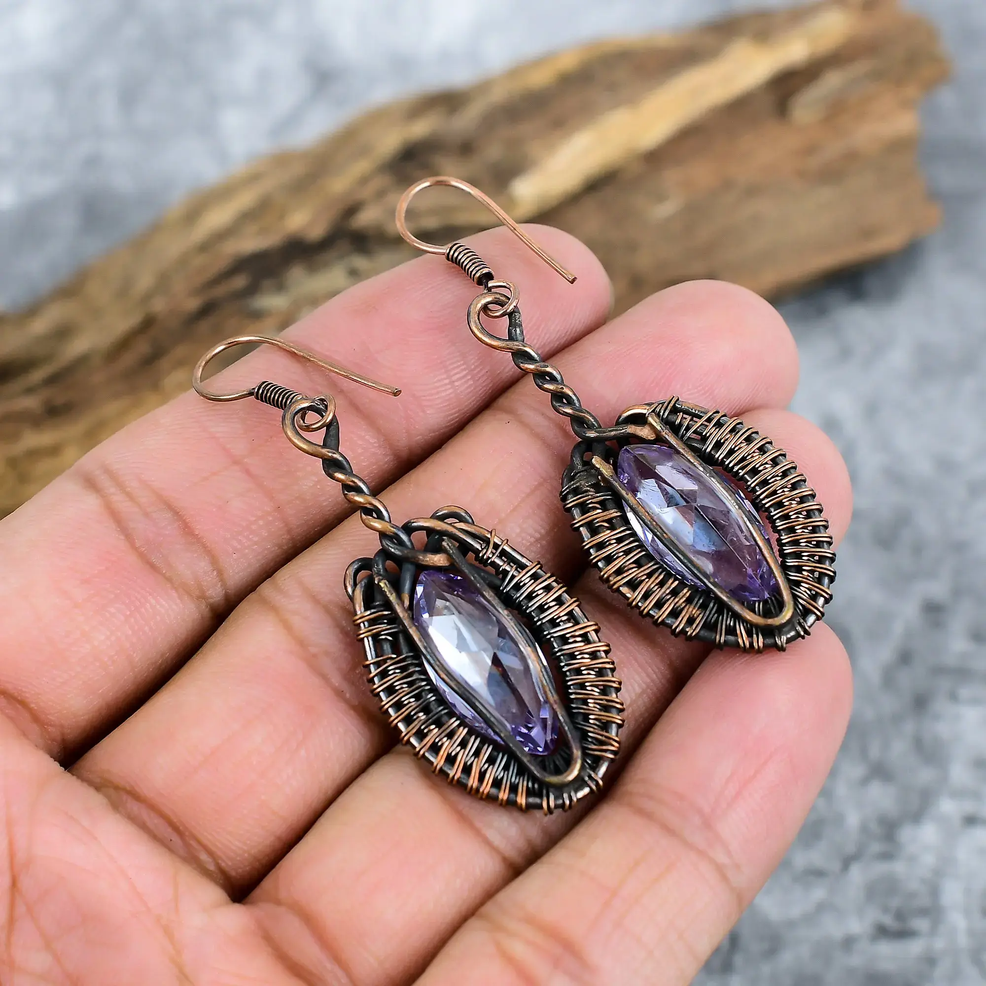 Copper Earrings thumb