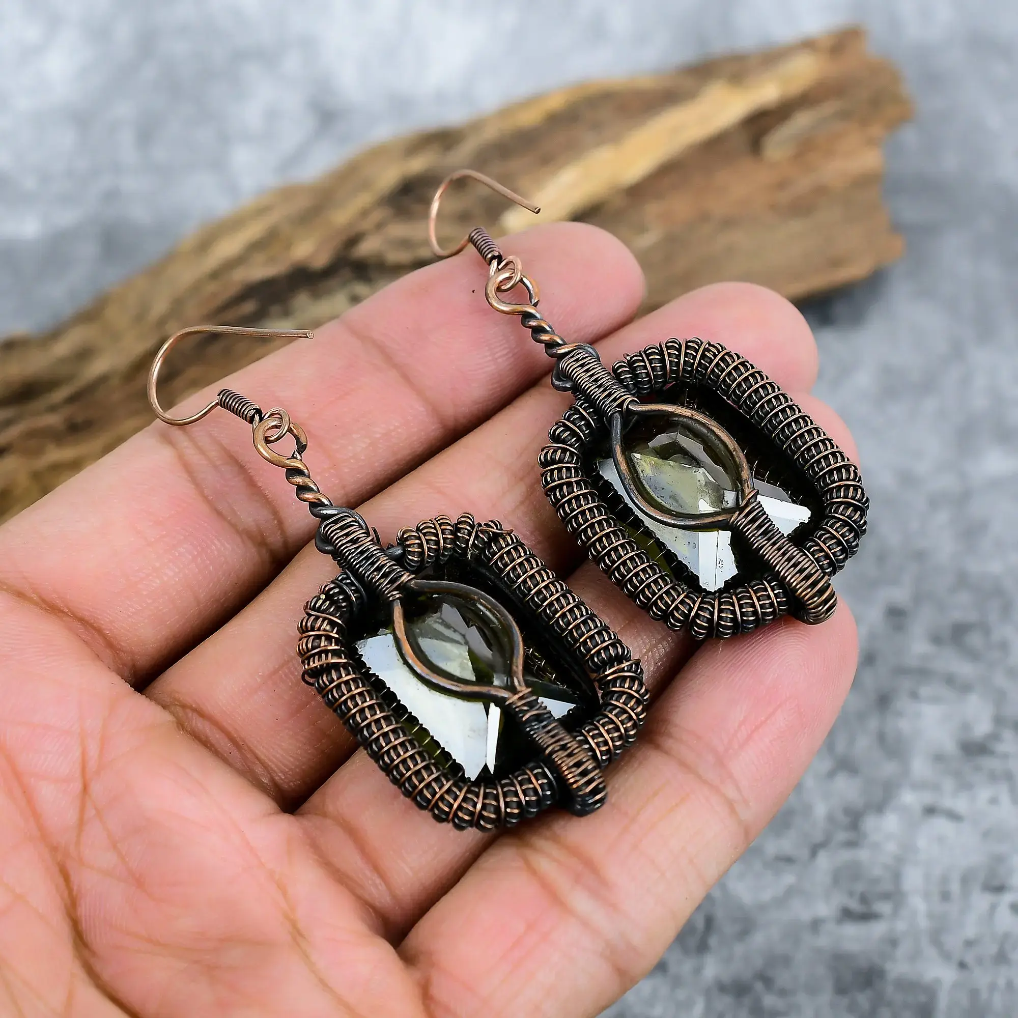 Copper Earrings thumb