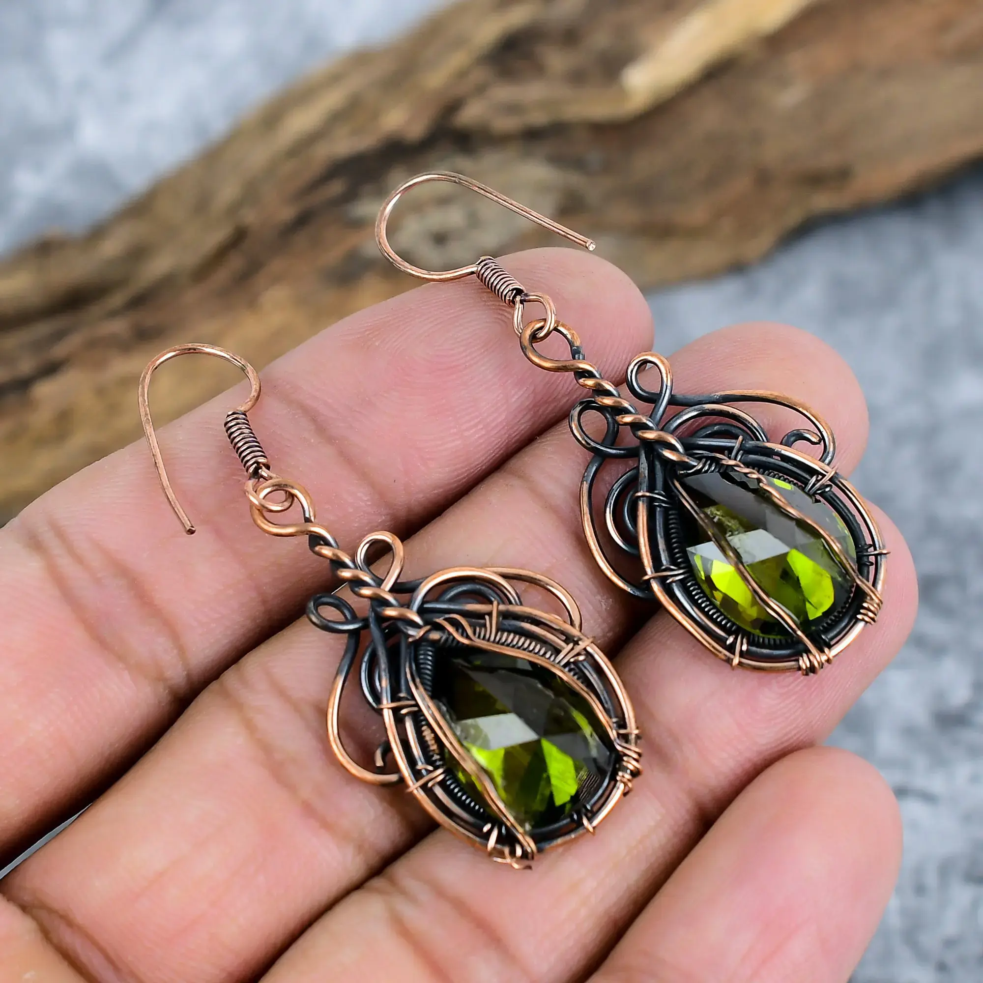 Copper Earrings thumb