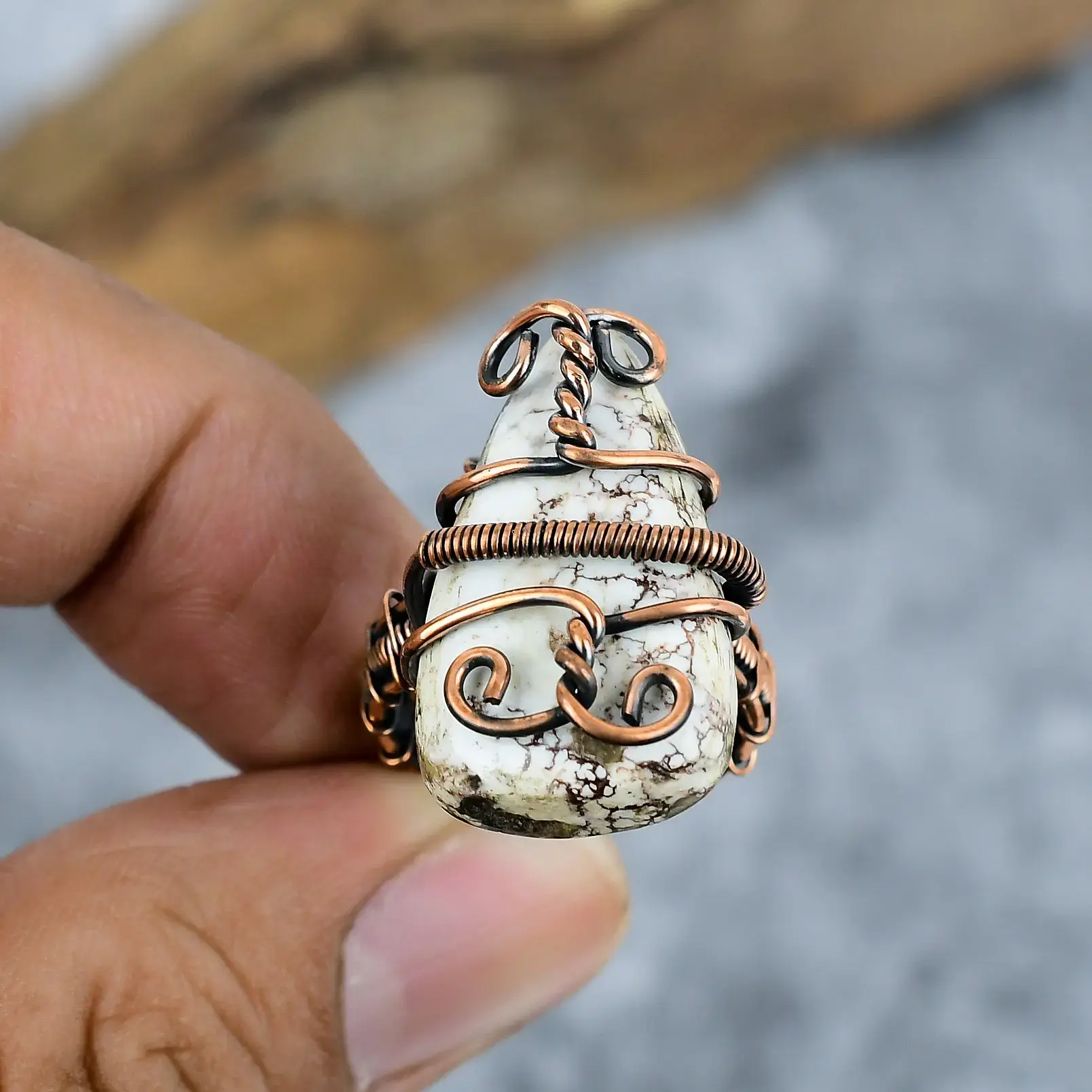 Copper Wire Ring thumb