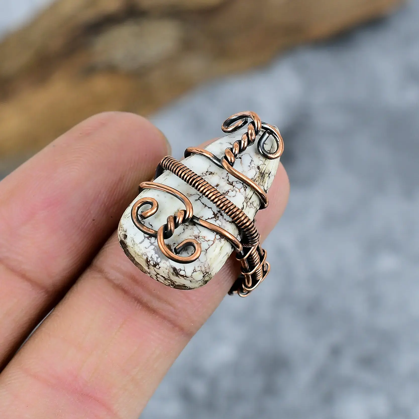 Copper Wire Ring thumb