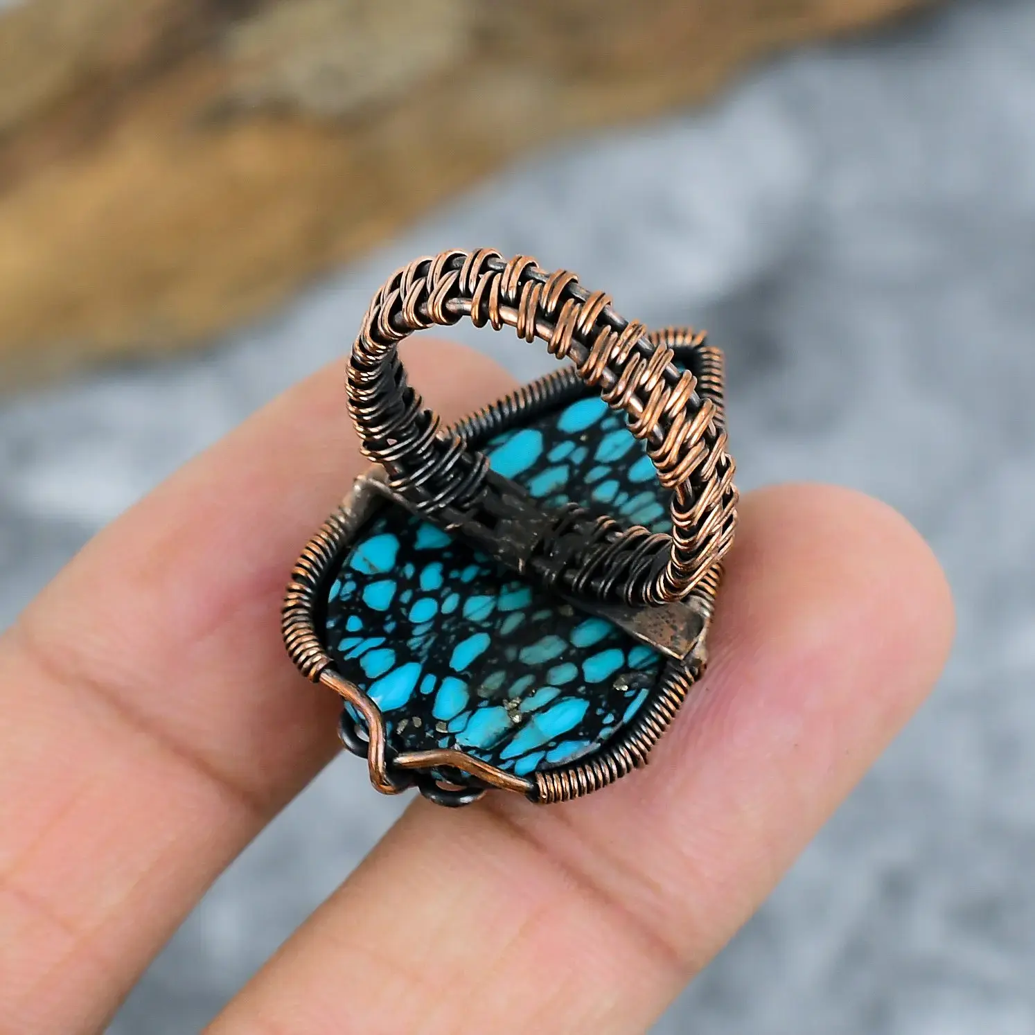 Copper Wire Ring thumb