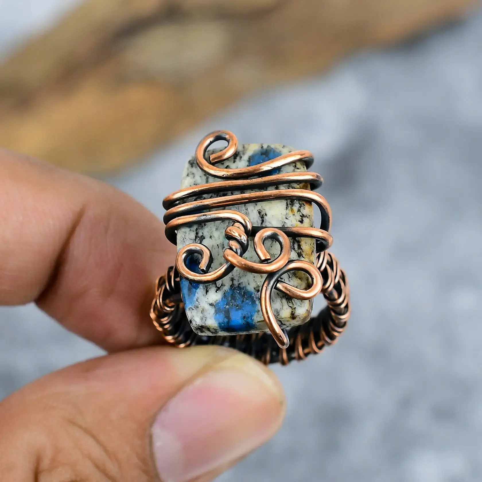 Copper Wire Ring thumb