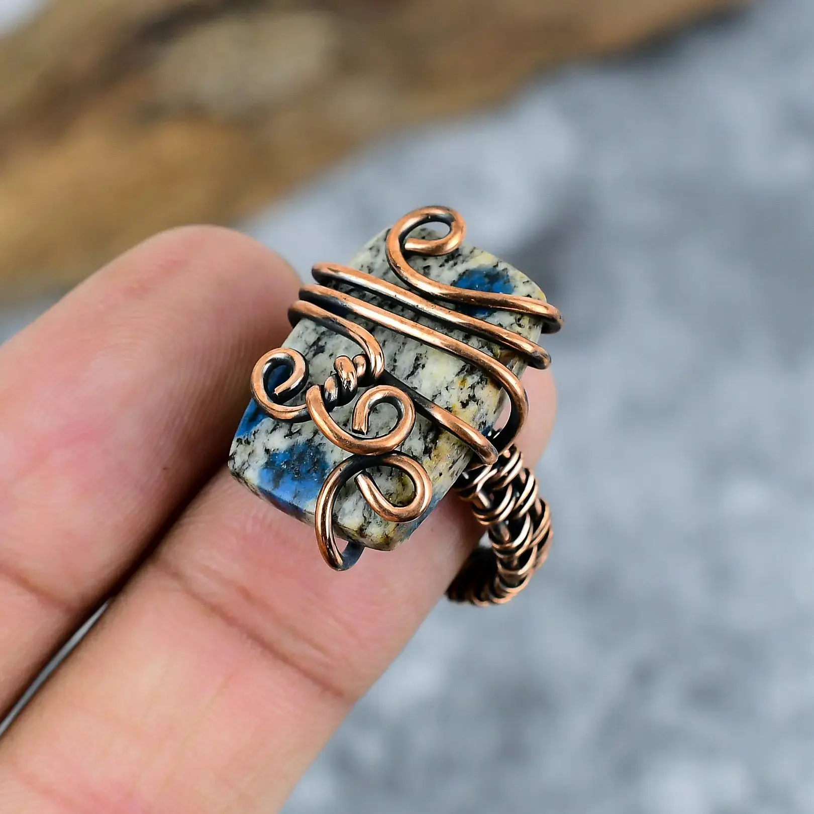 Copper Wire Ring thumb