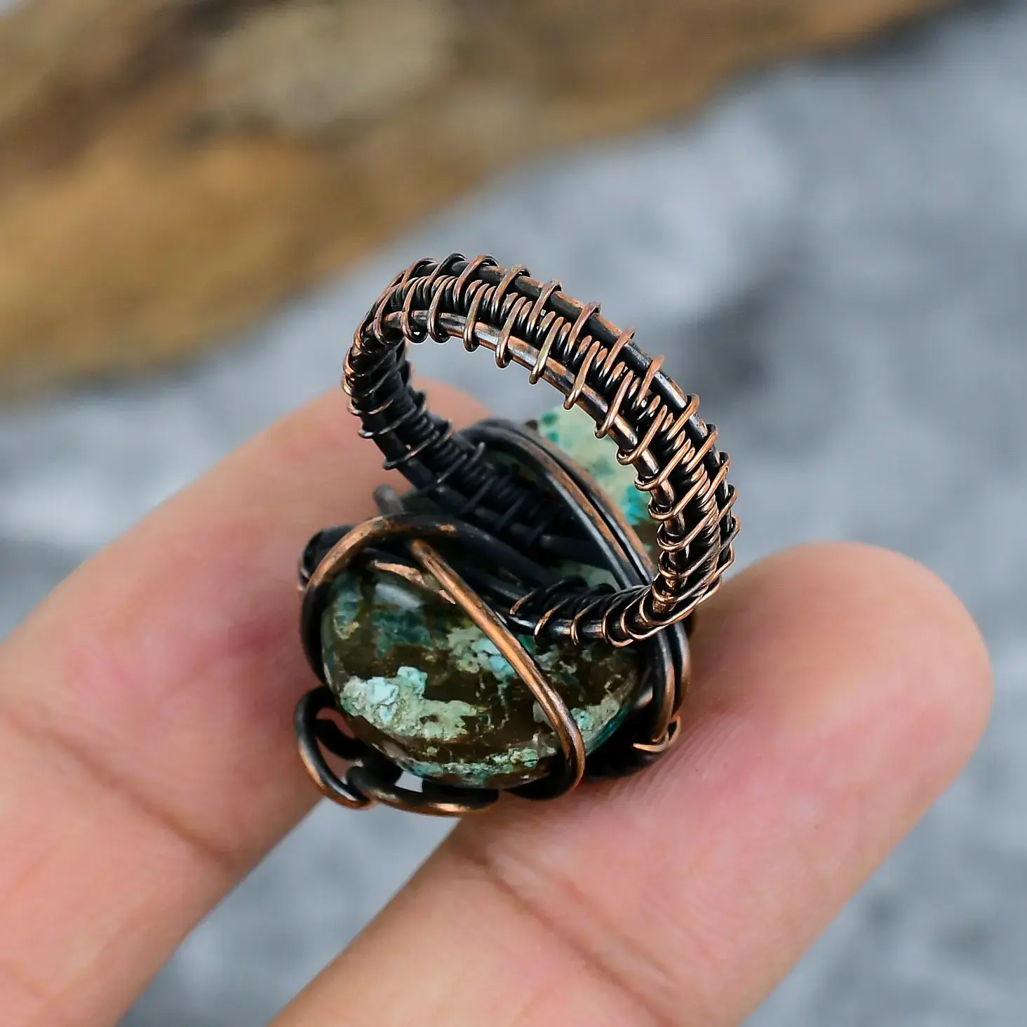 Copper Wire Ring thumb