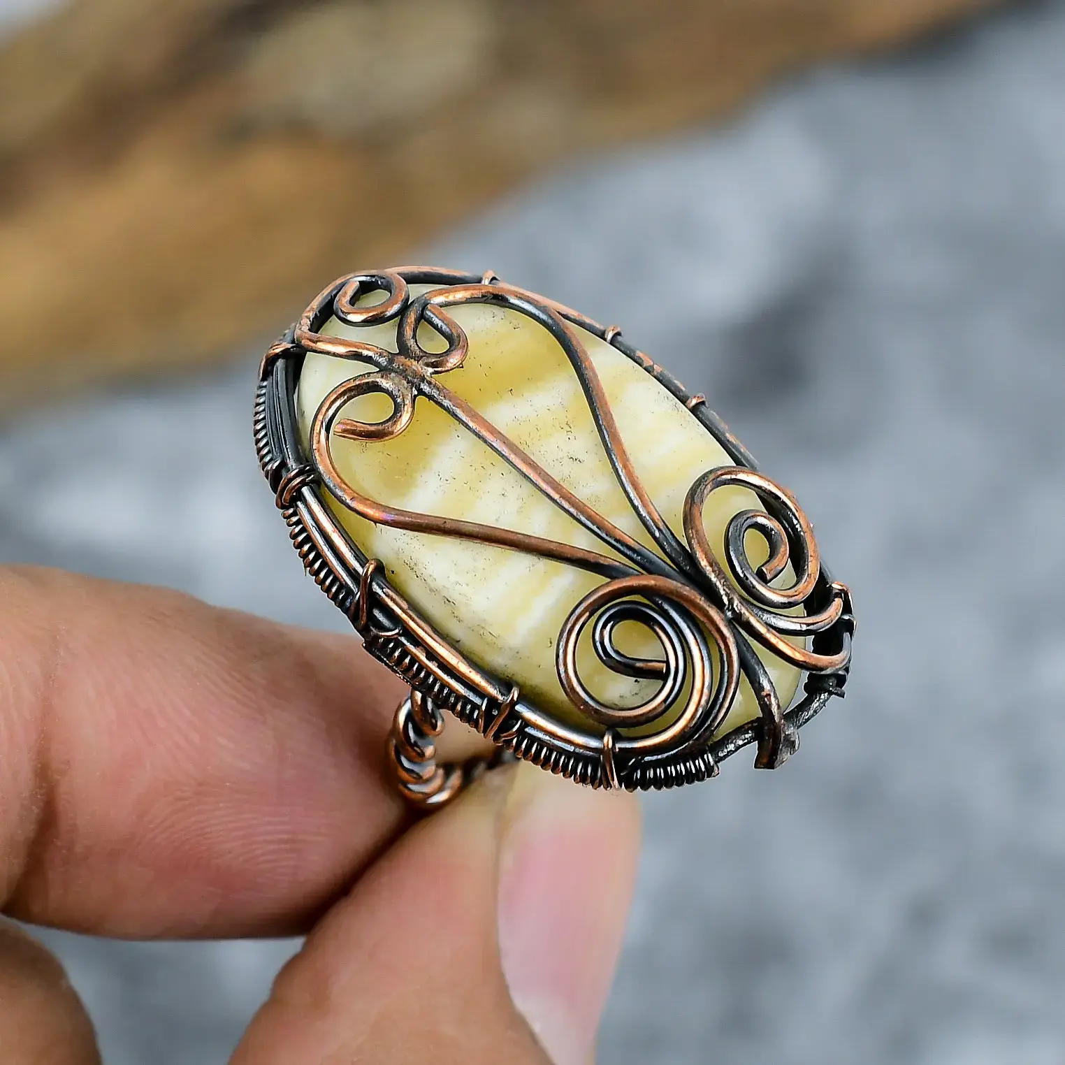 Copper Wire Ring thumb
