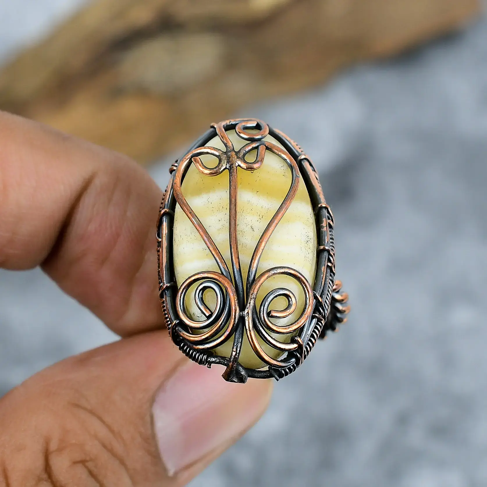 Copper Wire Ring thumb