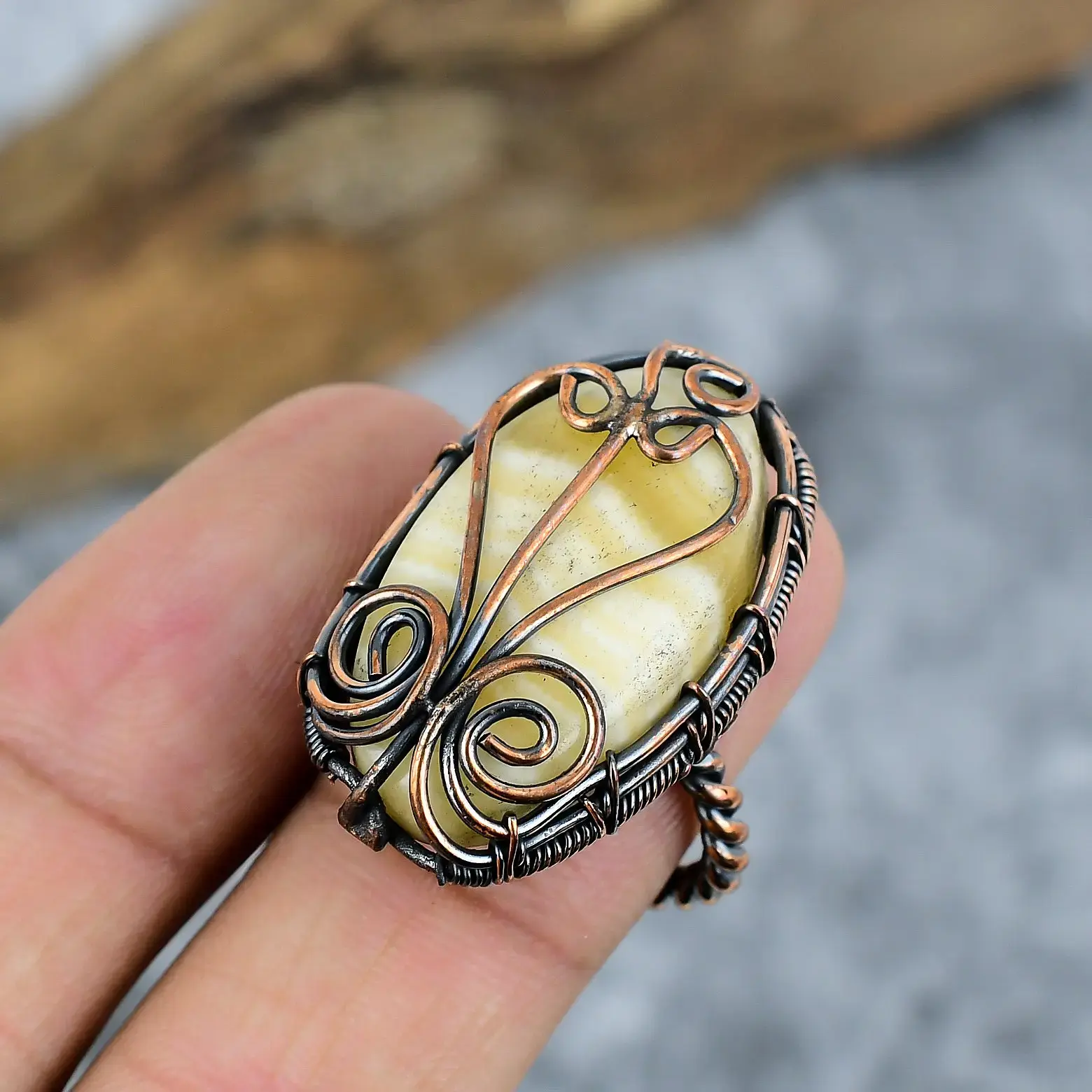 Copper Wire Ring thumb