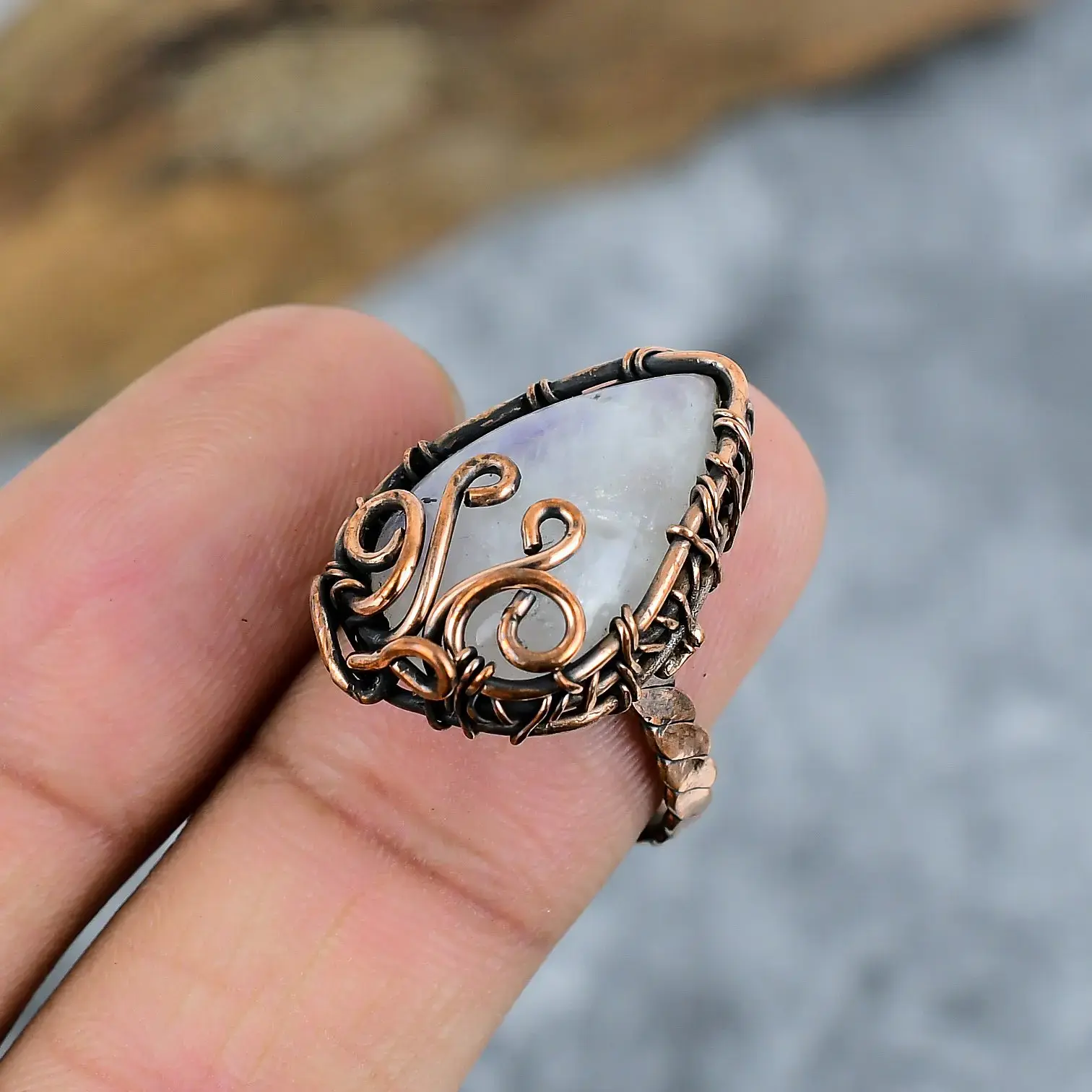 Copper Wire Ring thumb