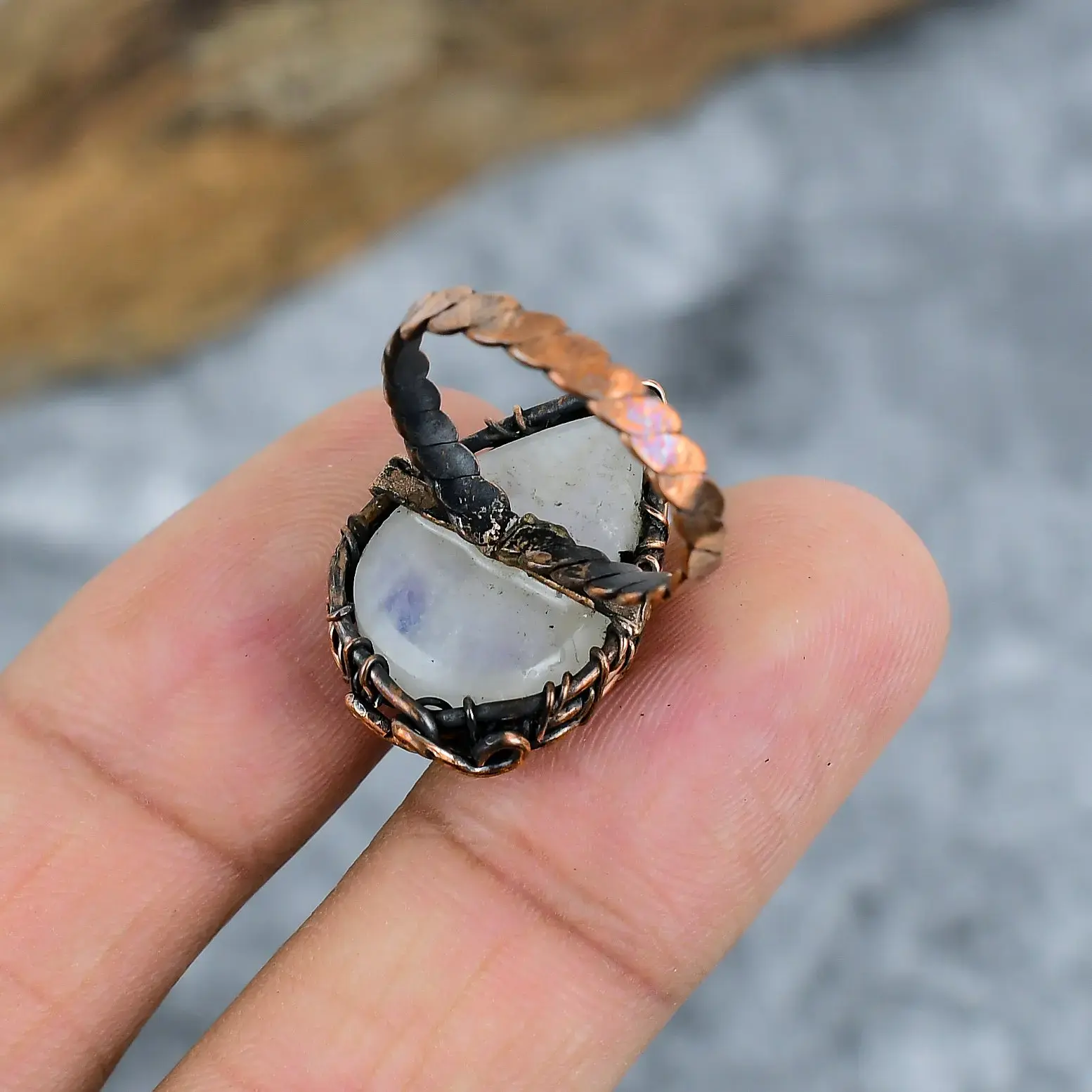 Copper Wire Ring thumb