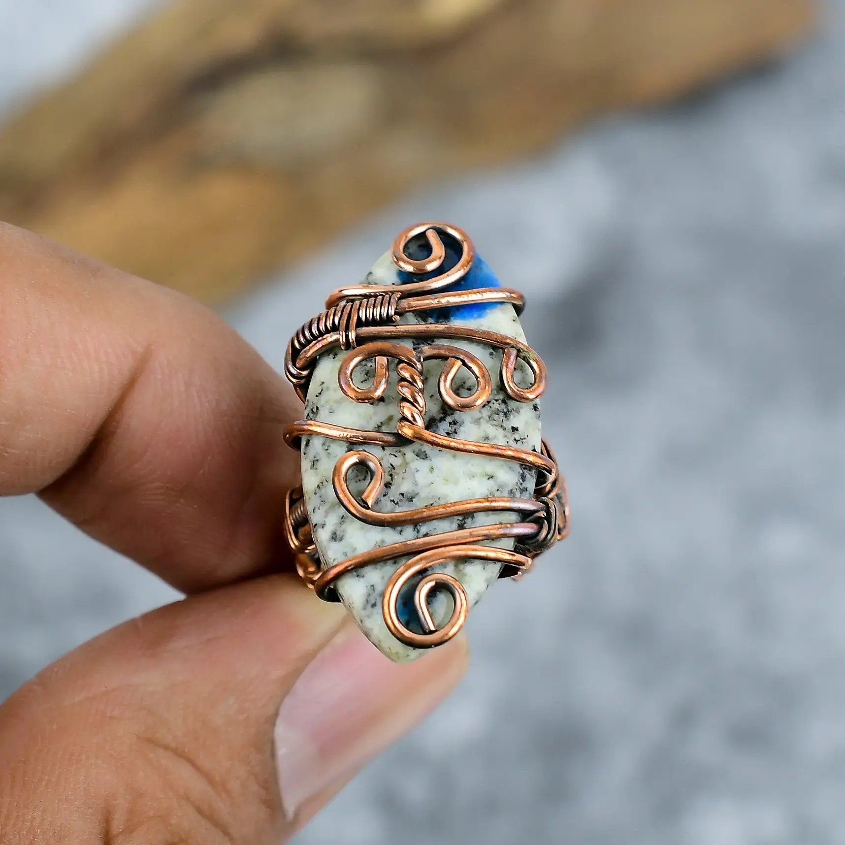 Copper Wire Ring thumb
