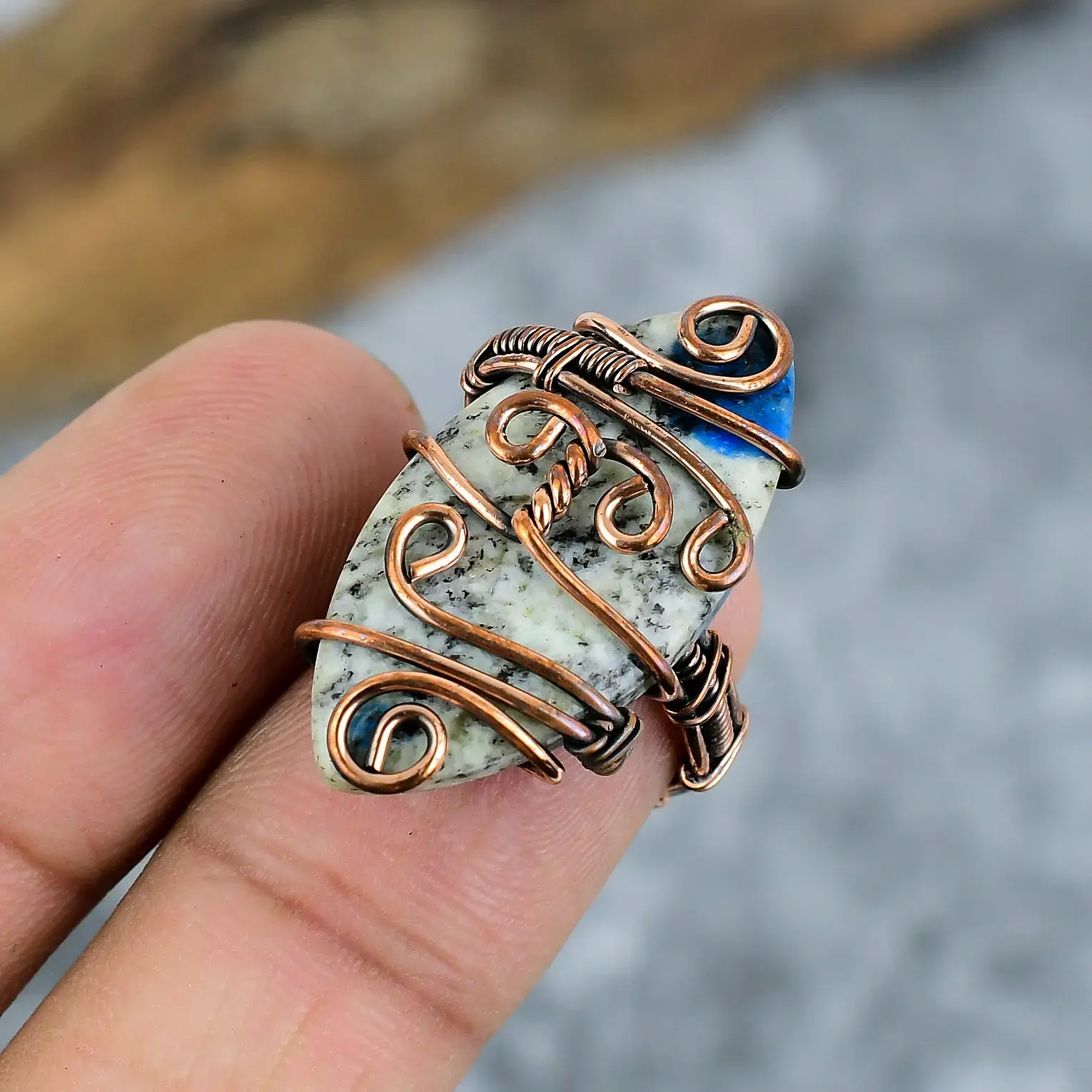 Copper Wire Ring thumb