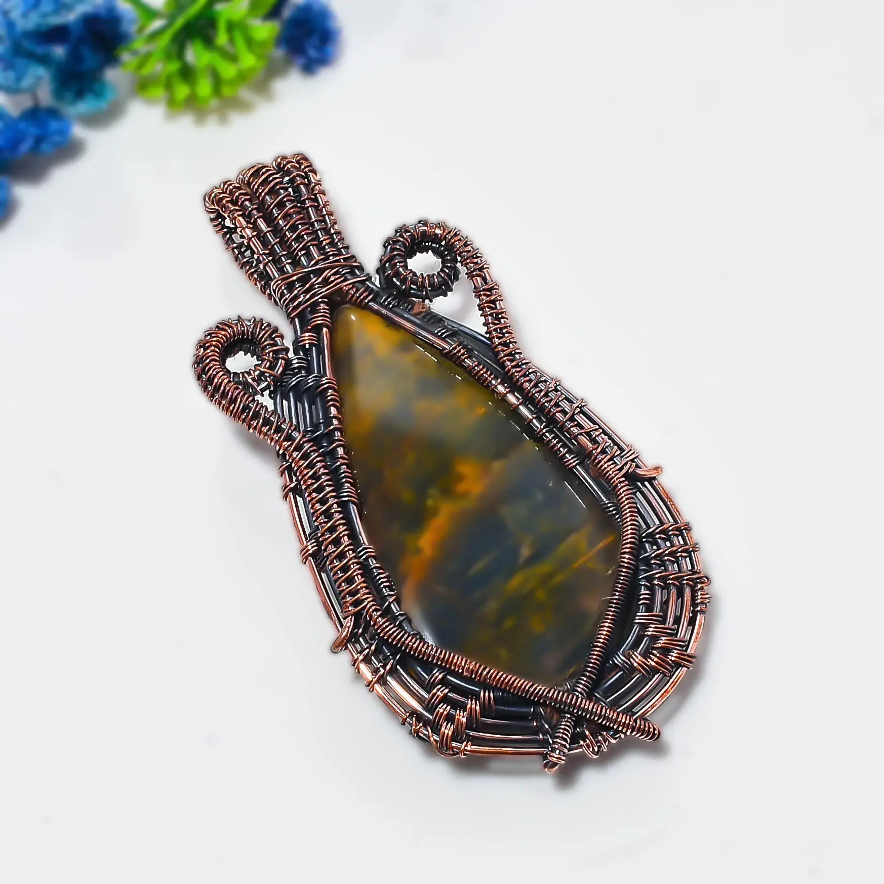 Copper Wire Pendant thumb