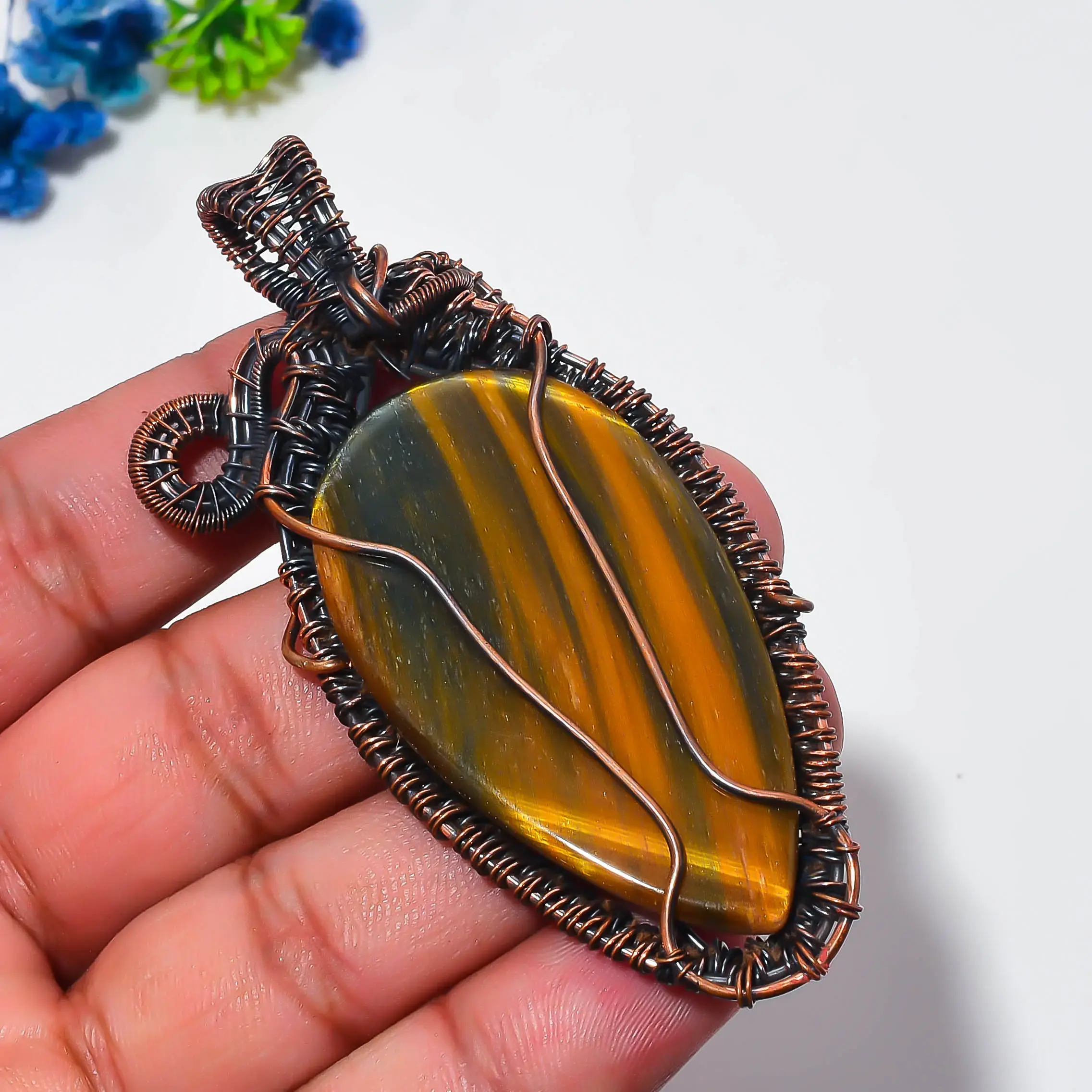 Copper Wire Pendant thumb