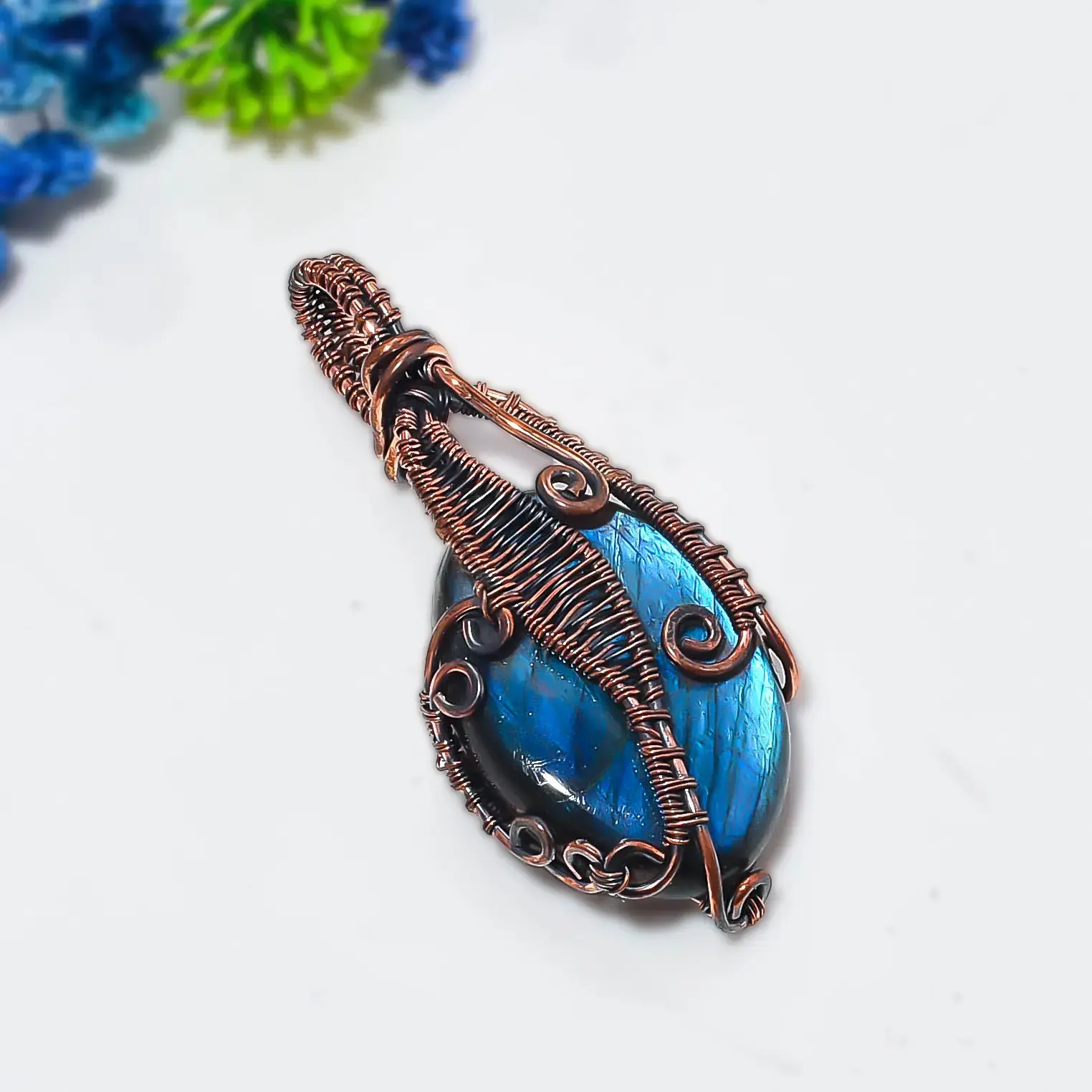 Copper Wire Pendant thumb
