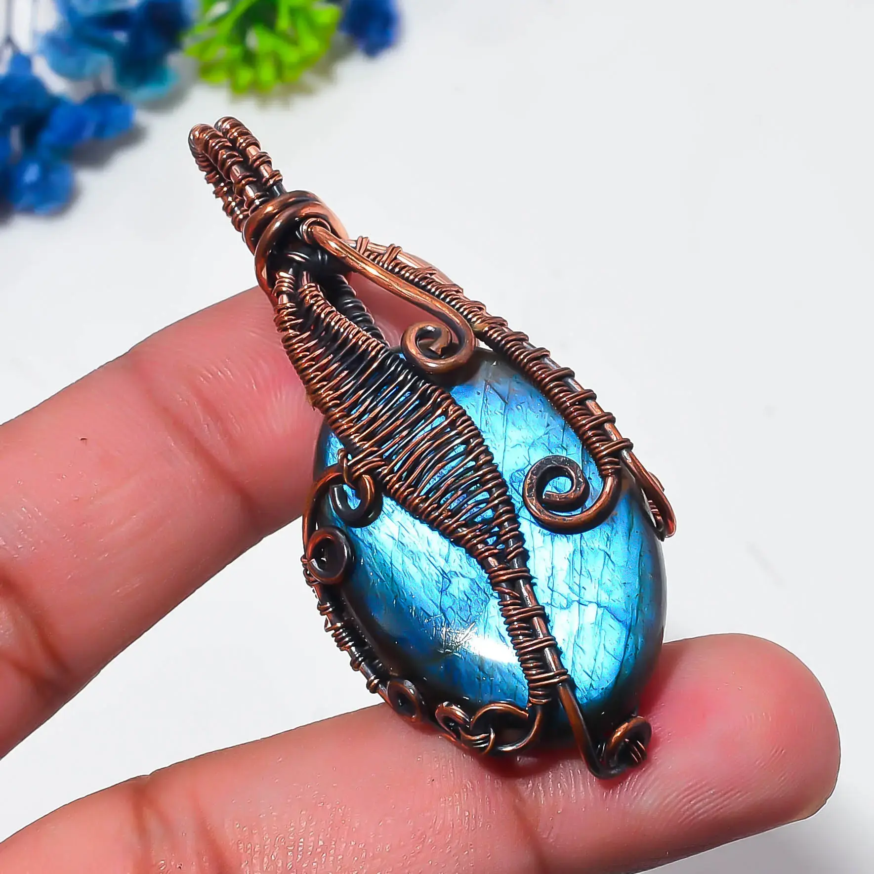 Copper Wire Pendant thumb