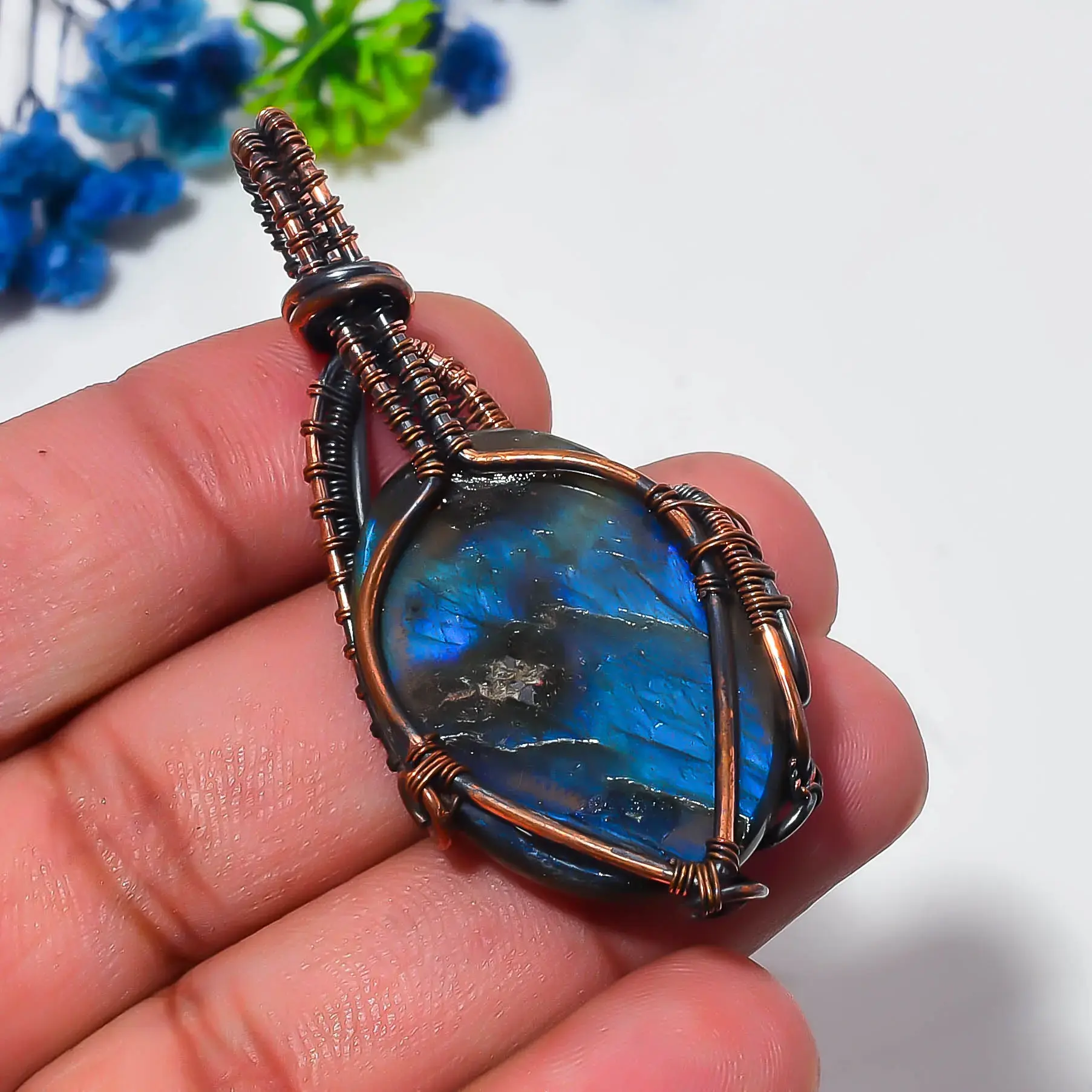 Copper Wire Pendant thumb