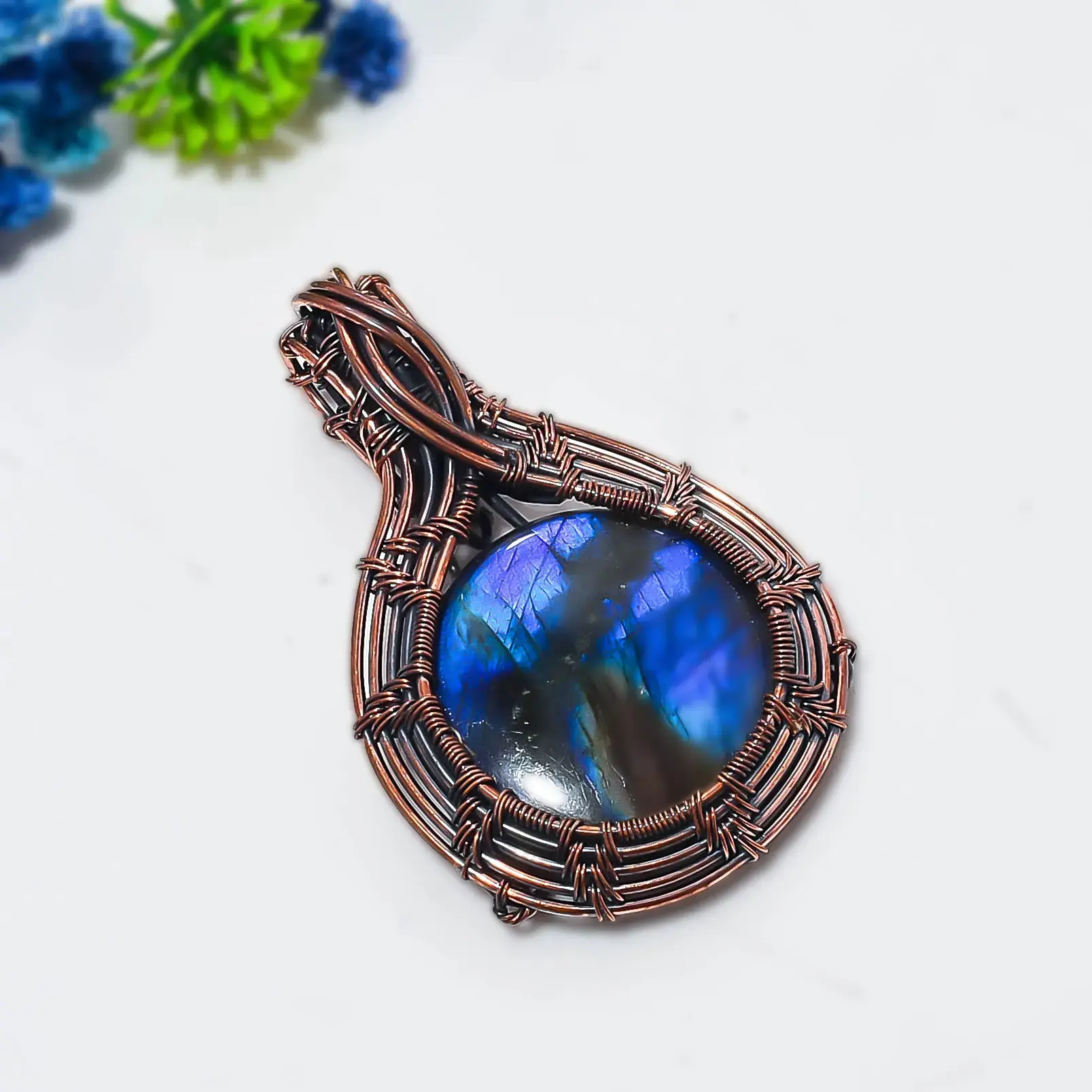 Copper Wire Pendant thumb