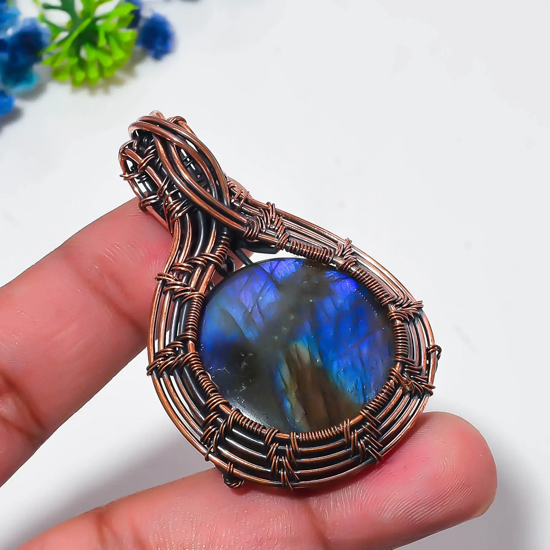 Copper Wire Pendant thumb