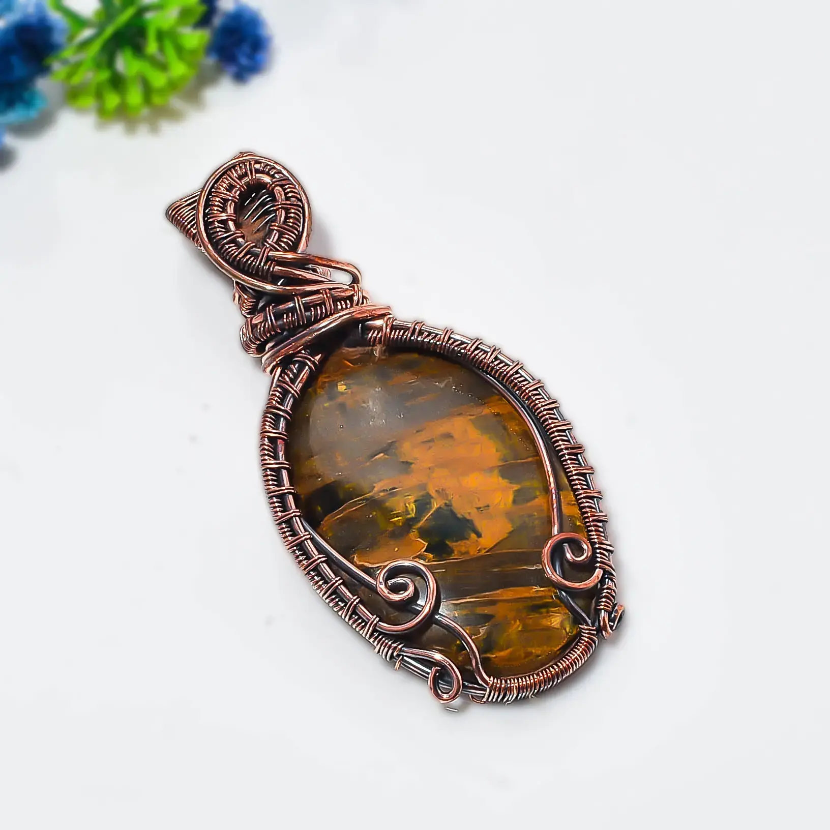 Copper Wire Pendant thumb