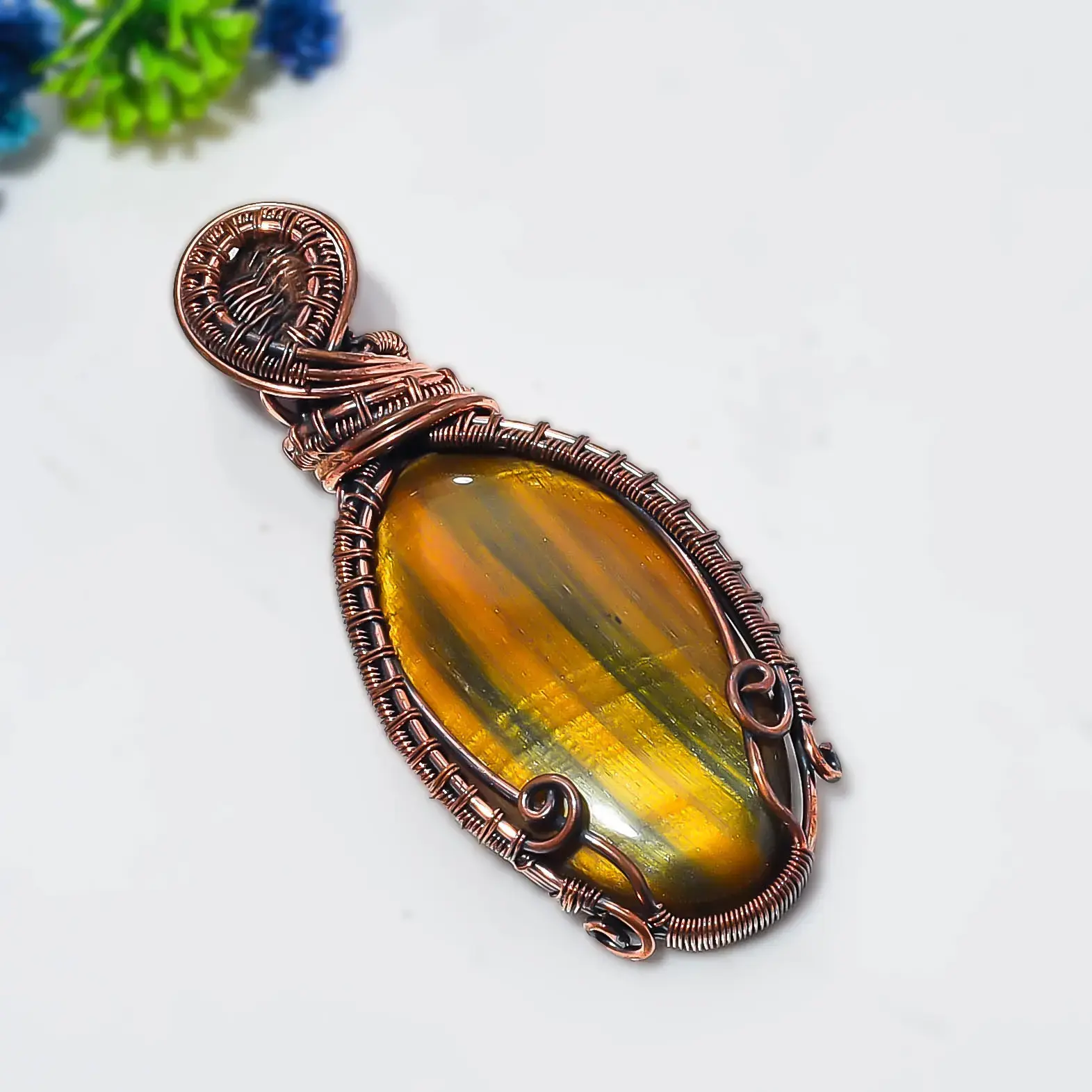 Copper Wire Pendant thumb