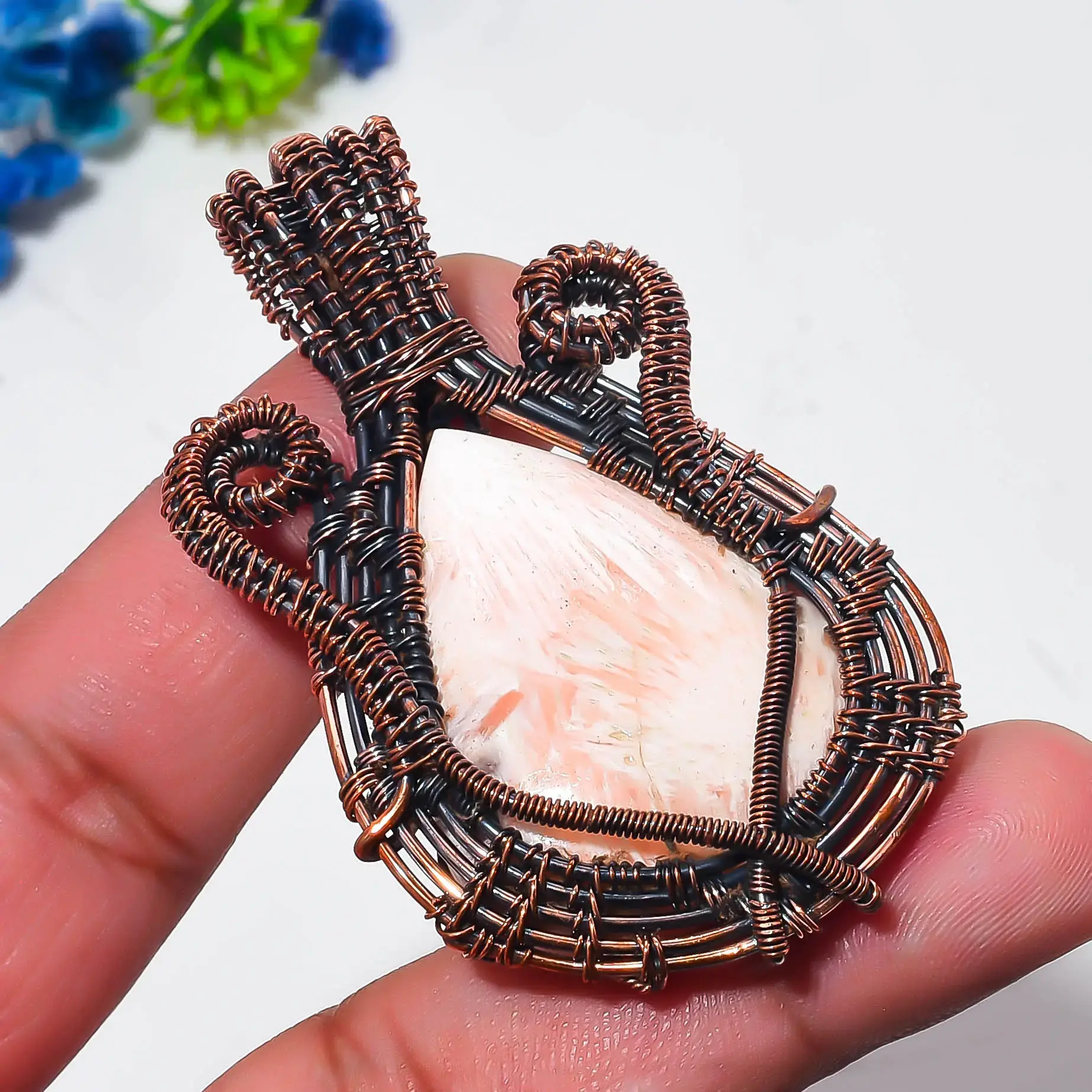 Copper Wire Pendant thumb
