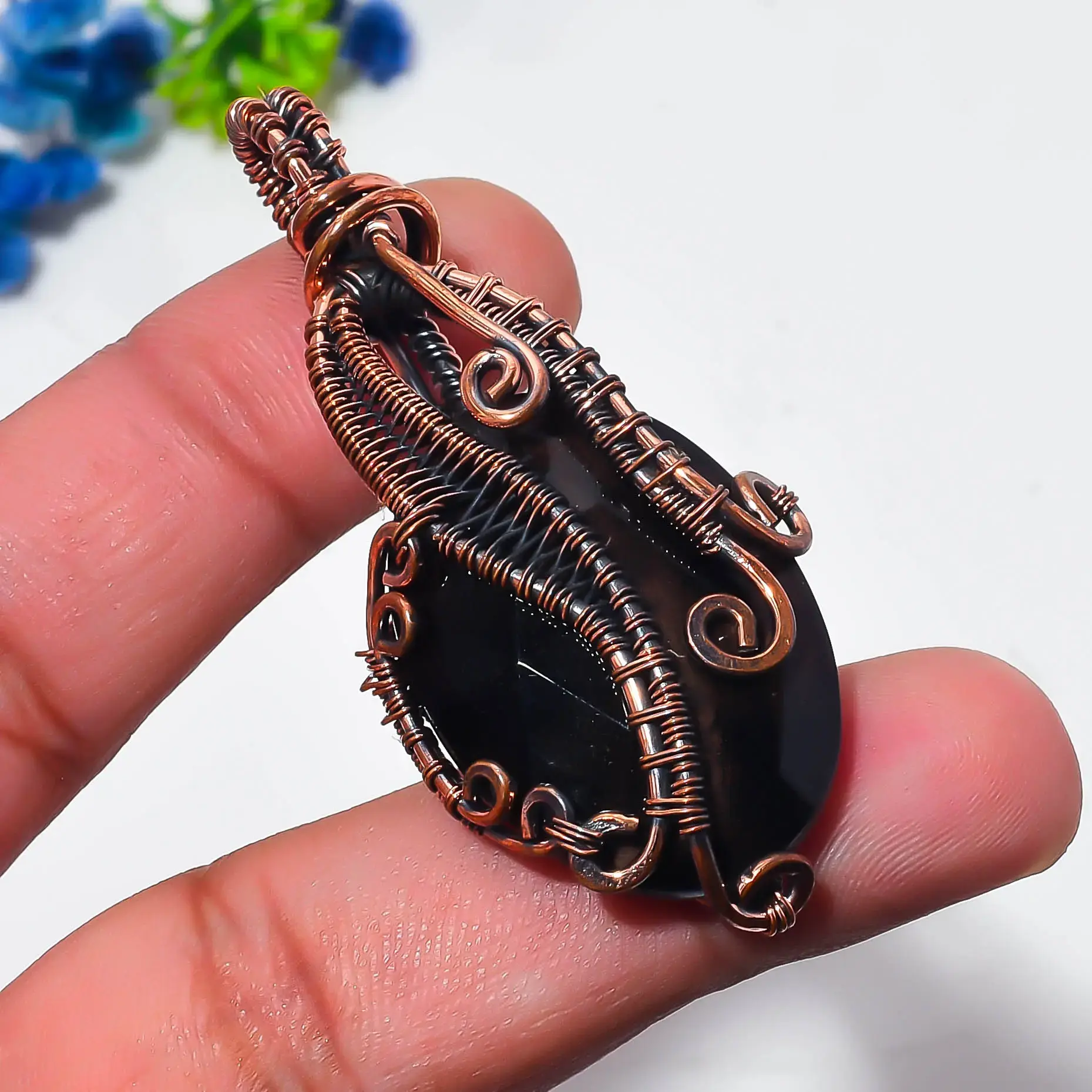 Copper Wire Pendant thumb