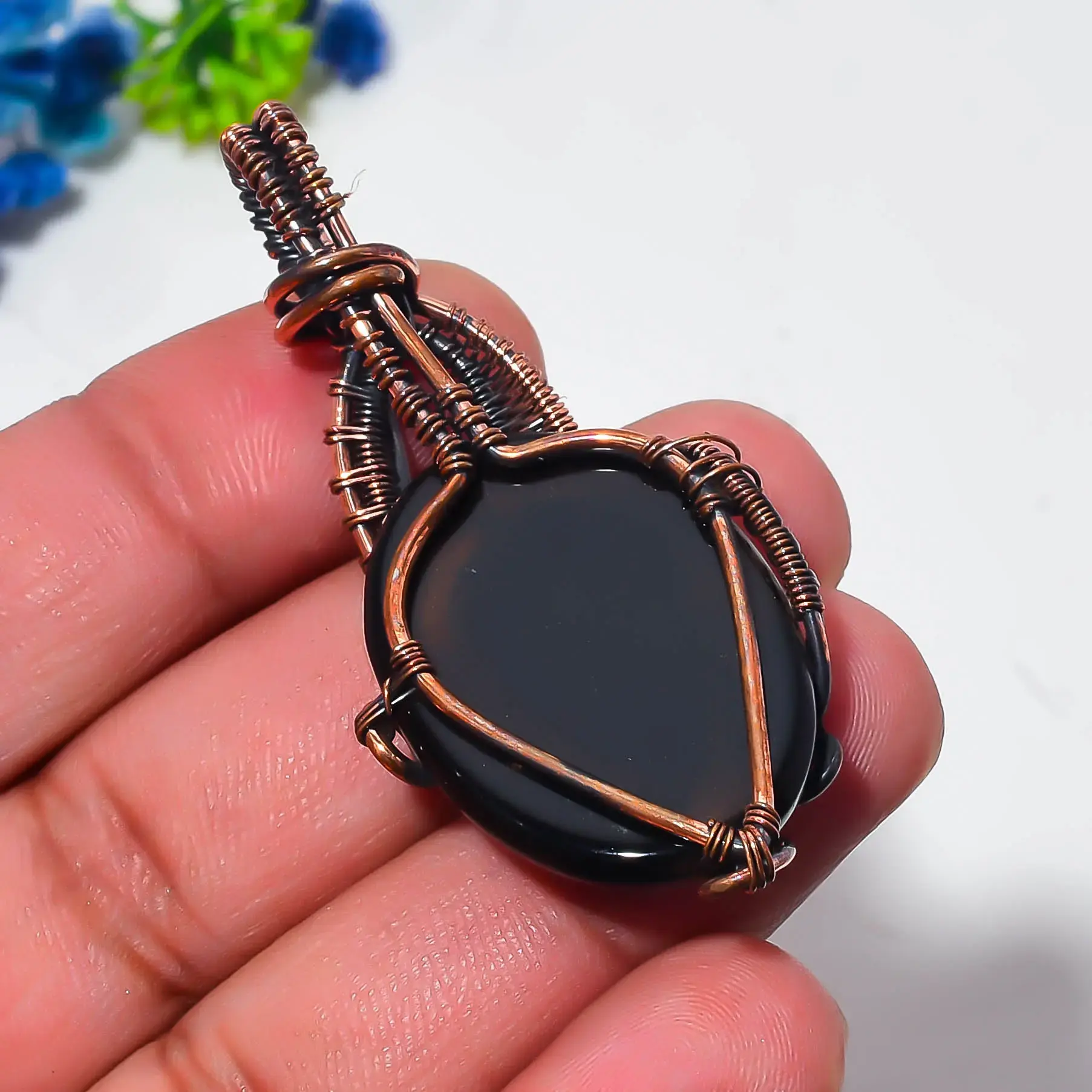 Copper Wire Pendant thumb