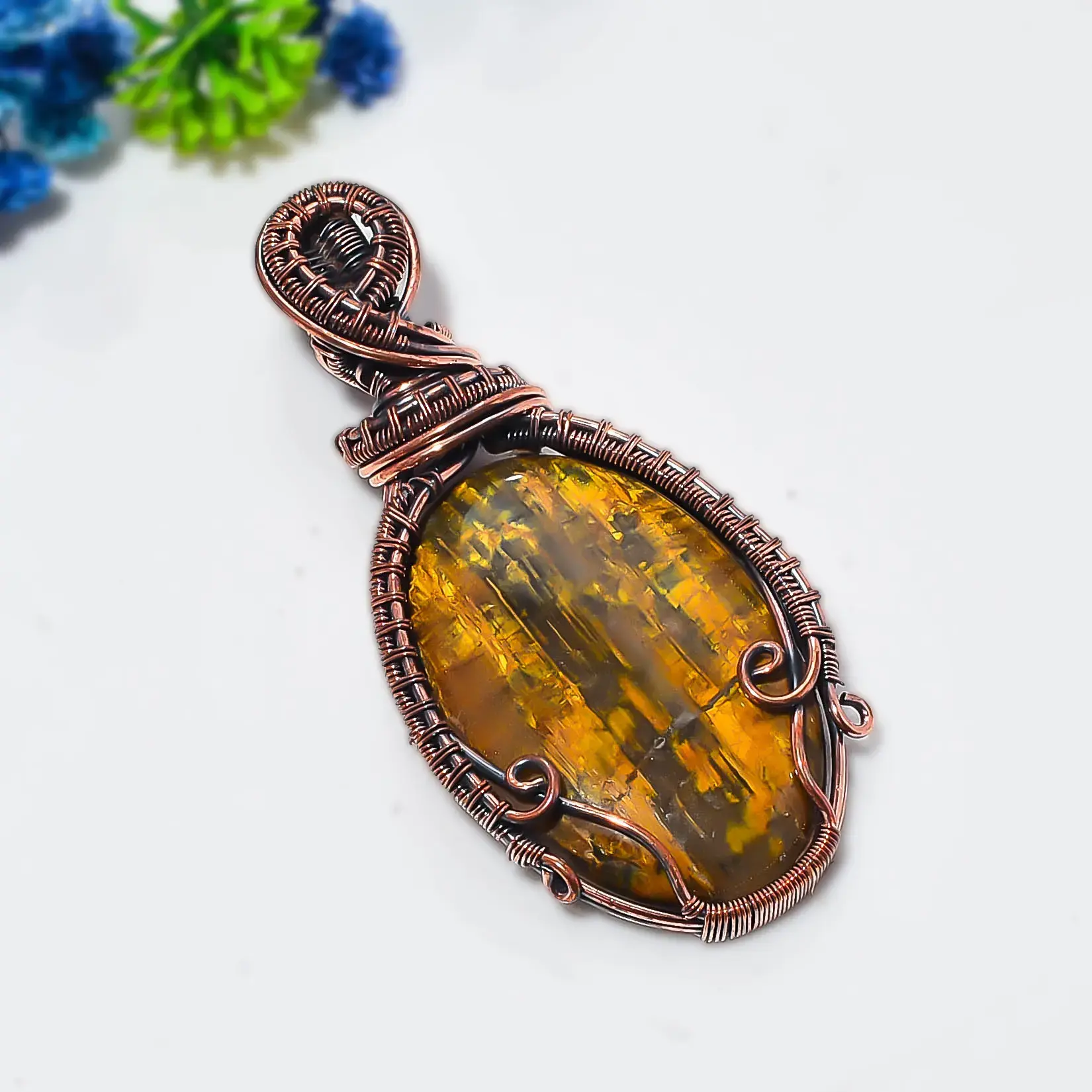 Copper Wire Pendant thumb