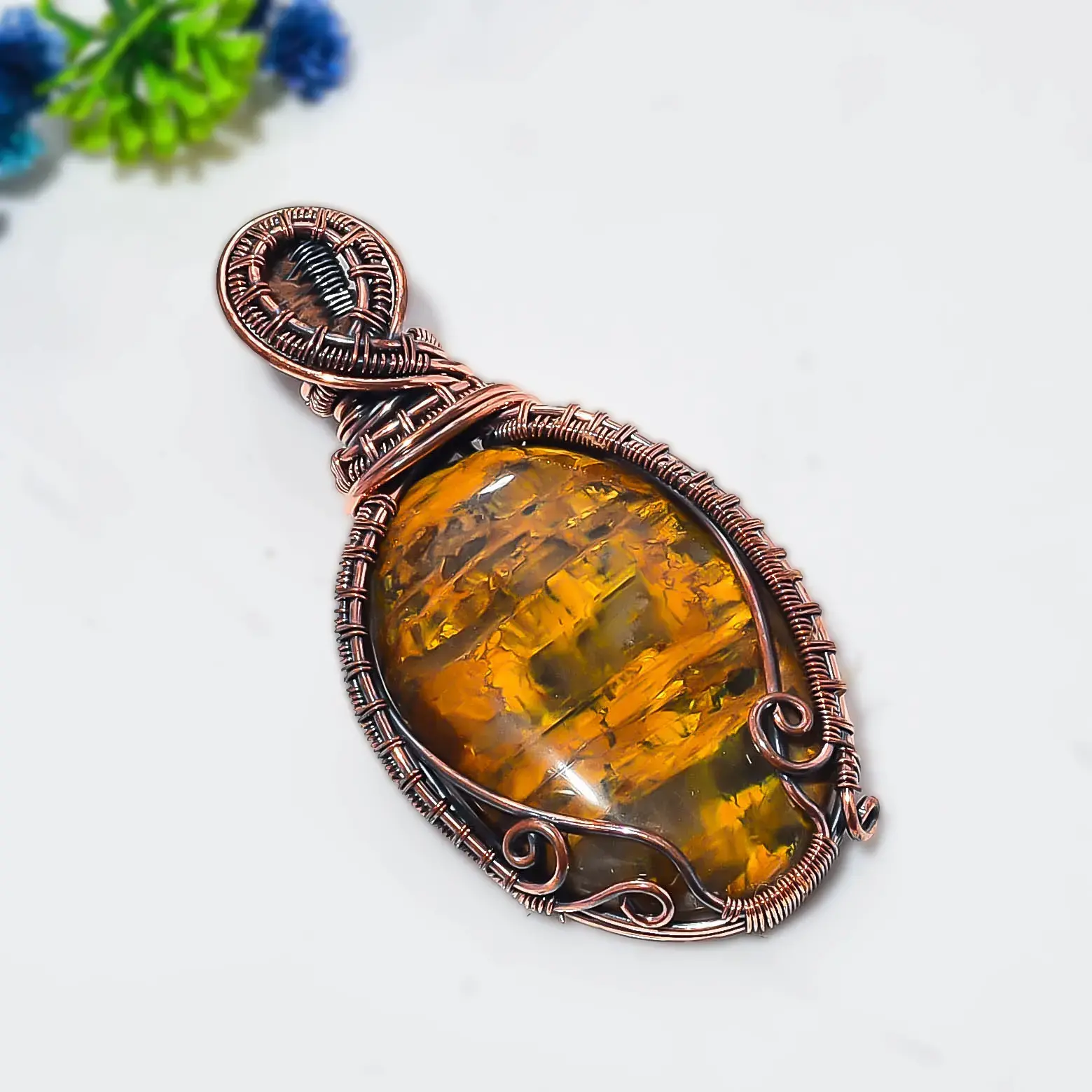 Copper Wire Pendant thumb