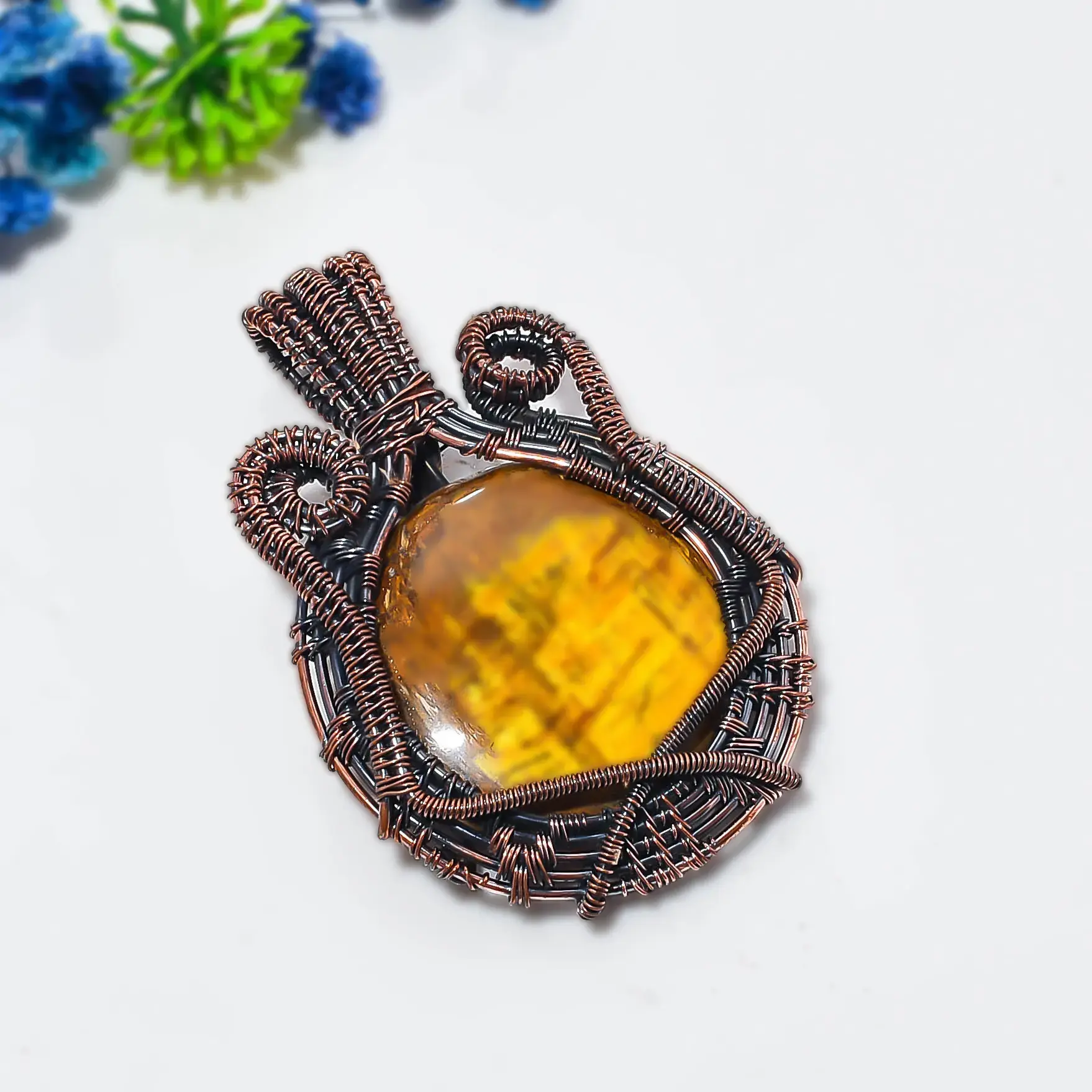 Copper Wire Pendant thumb