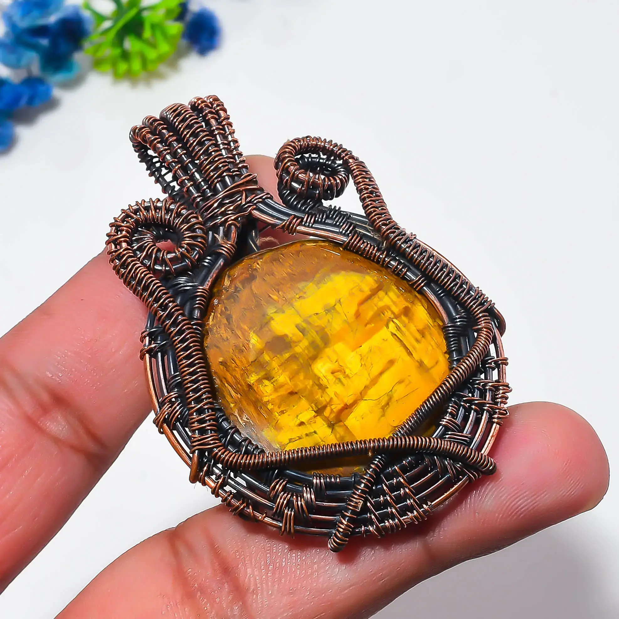Copper Wire Pendant thumb
