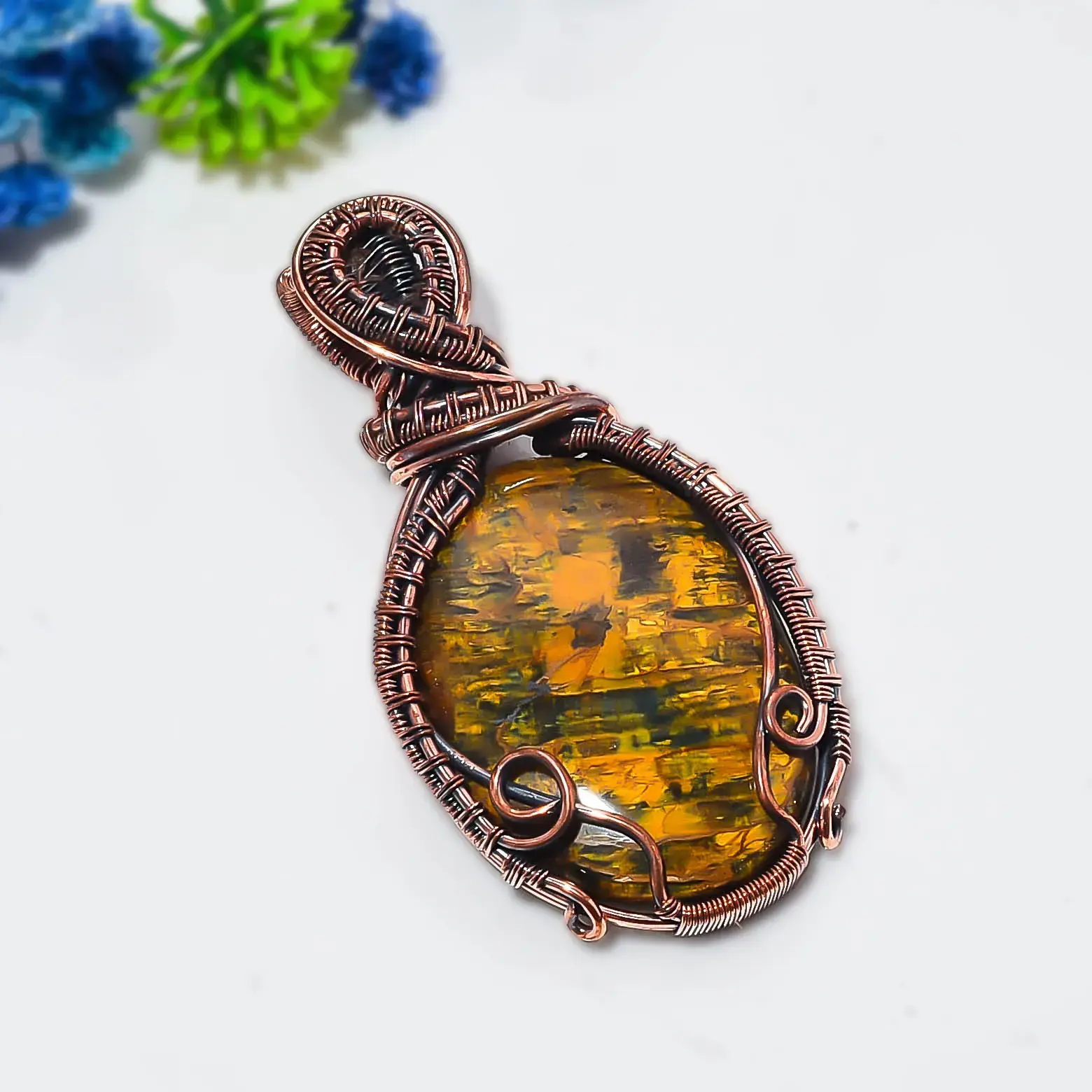 Copper Wire Pendant thumb
