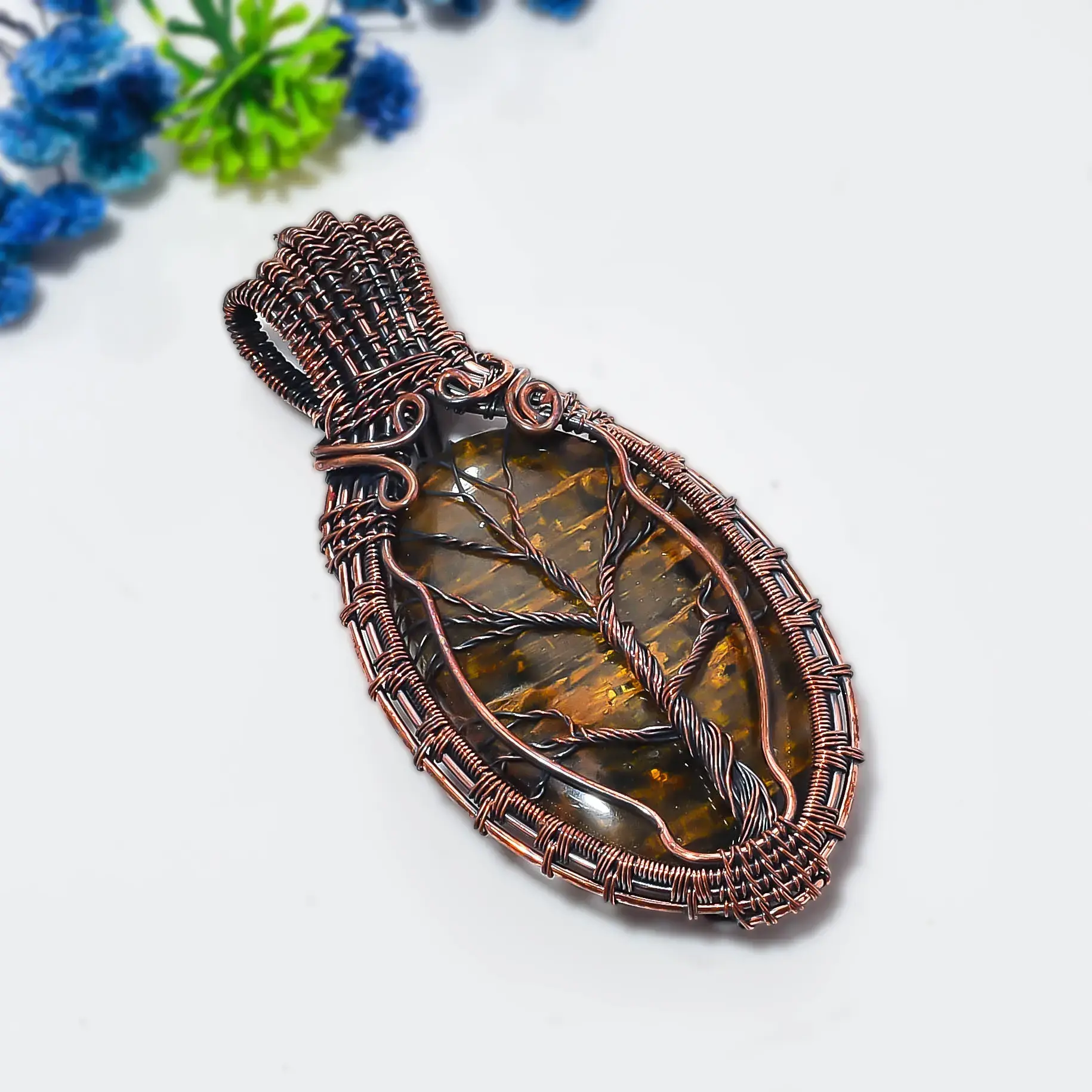 Copper Wire Pendant thumb