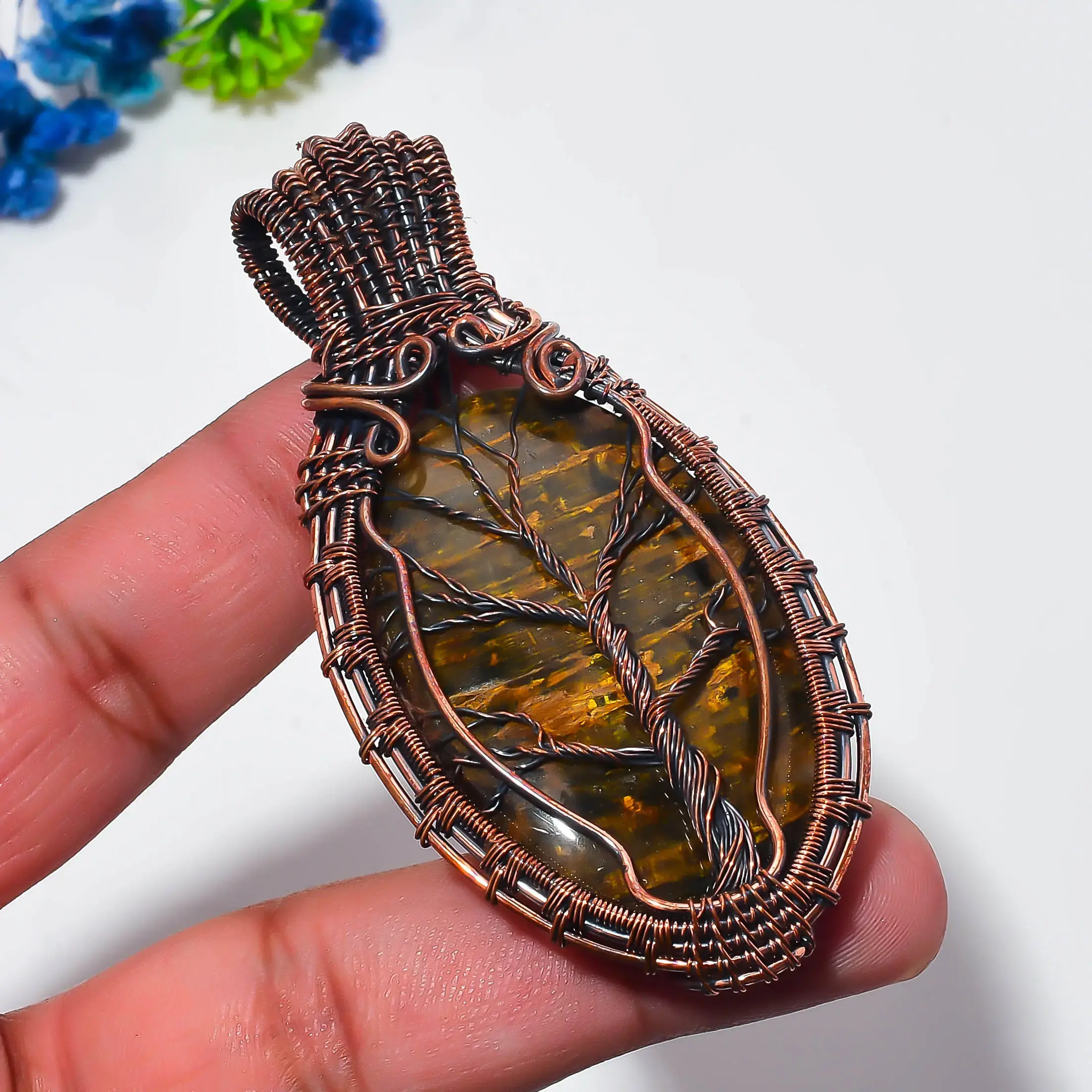 Copper Wire Pendant thumb