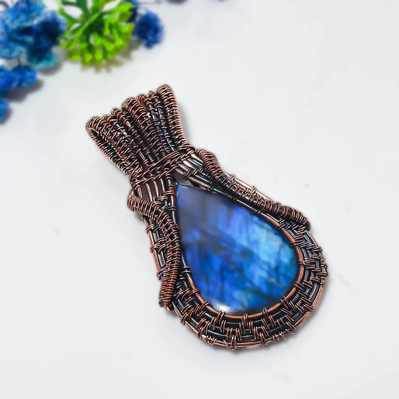 Copper Wire Pendant thumb