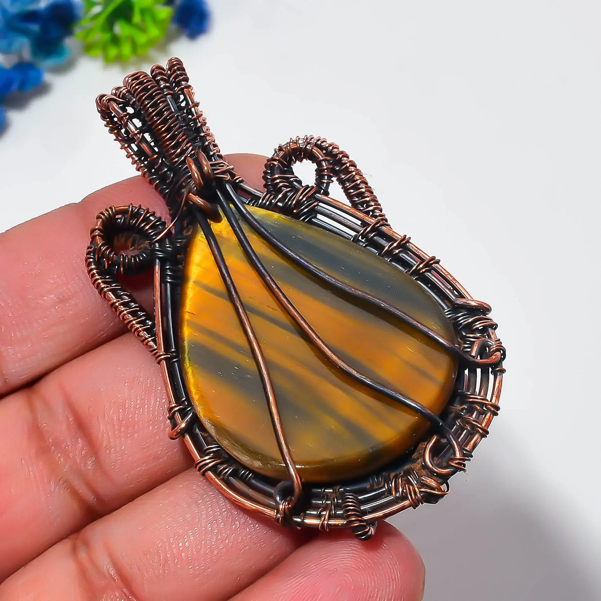Copper Wire Pendant thumb