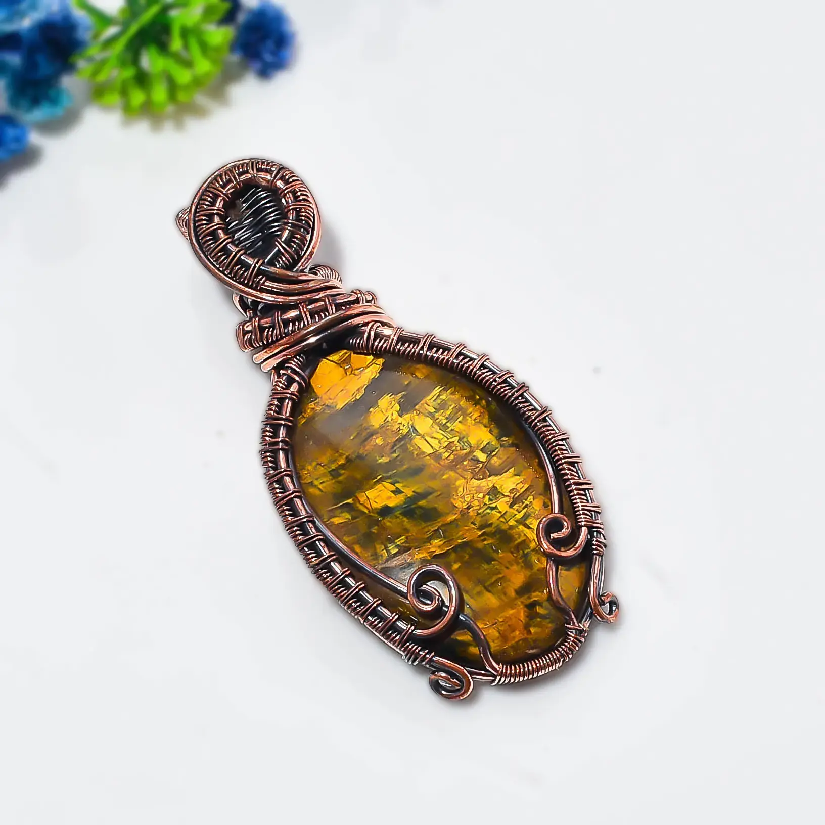 Copper Wire Pendant thumb