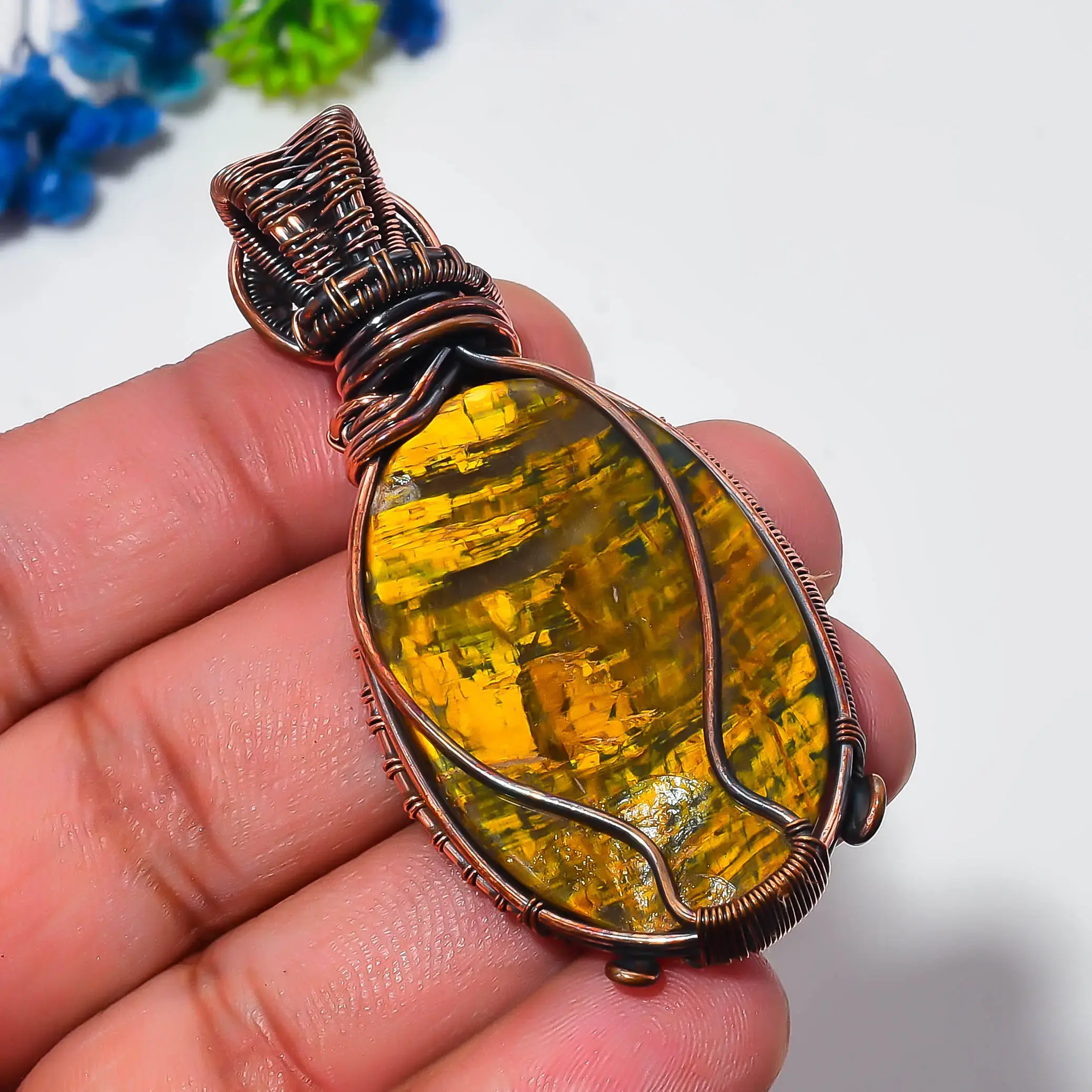 Copper Wire Pendant thumb