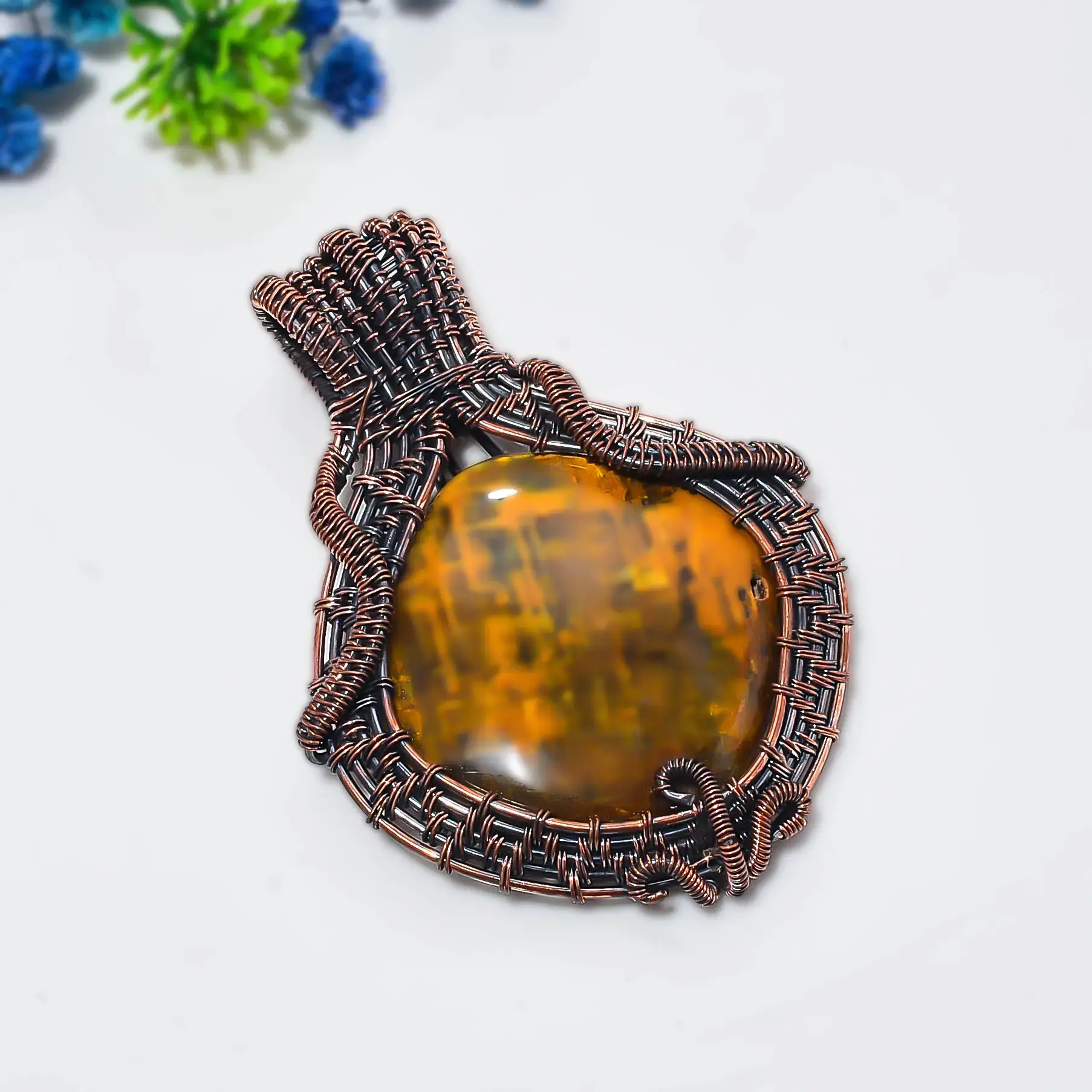Copper Wire Pendant thumb