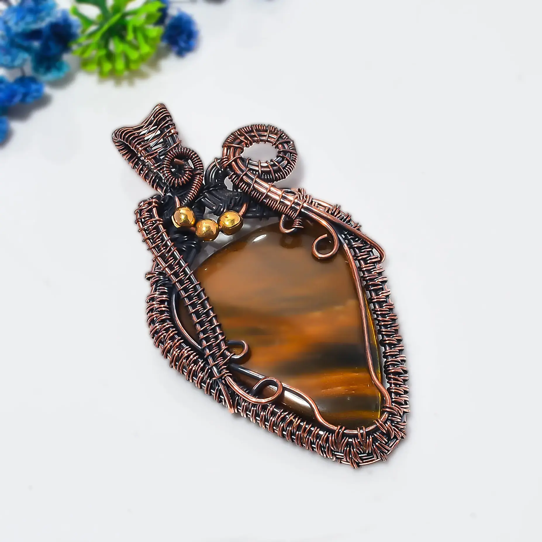 Copper Wire Pendant thumb