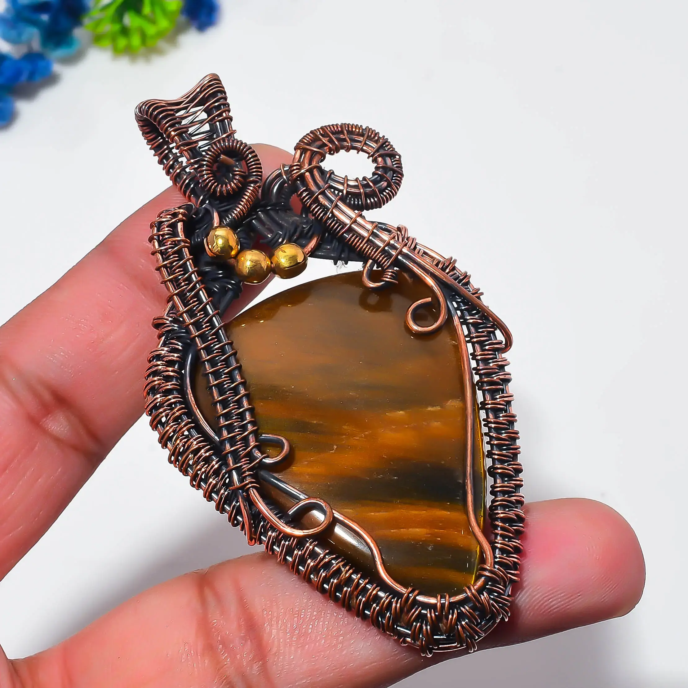 Copper Wire Pendant thumb