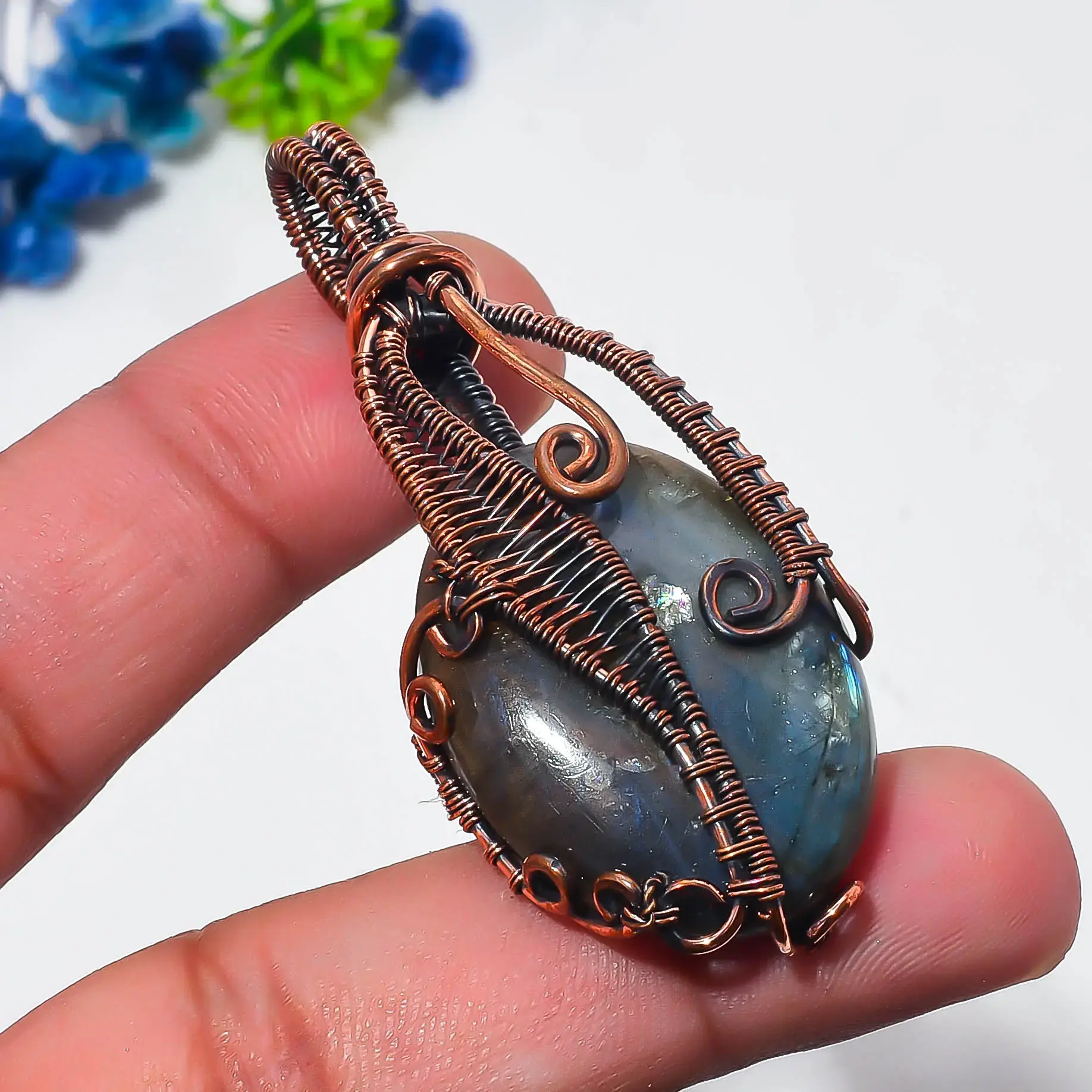 Copper Wire Pendant thumb