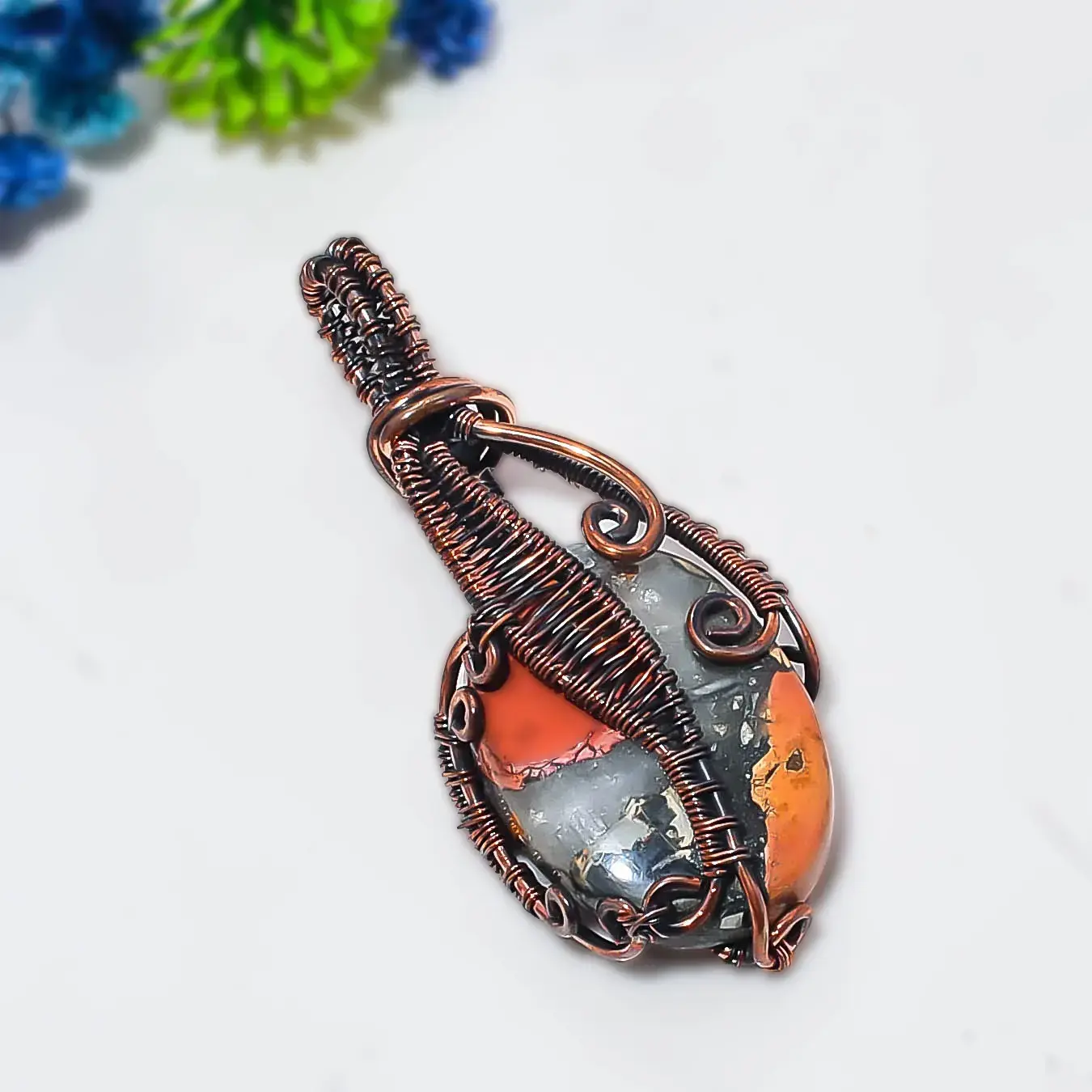 Copper Wire Pendant thumb